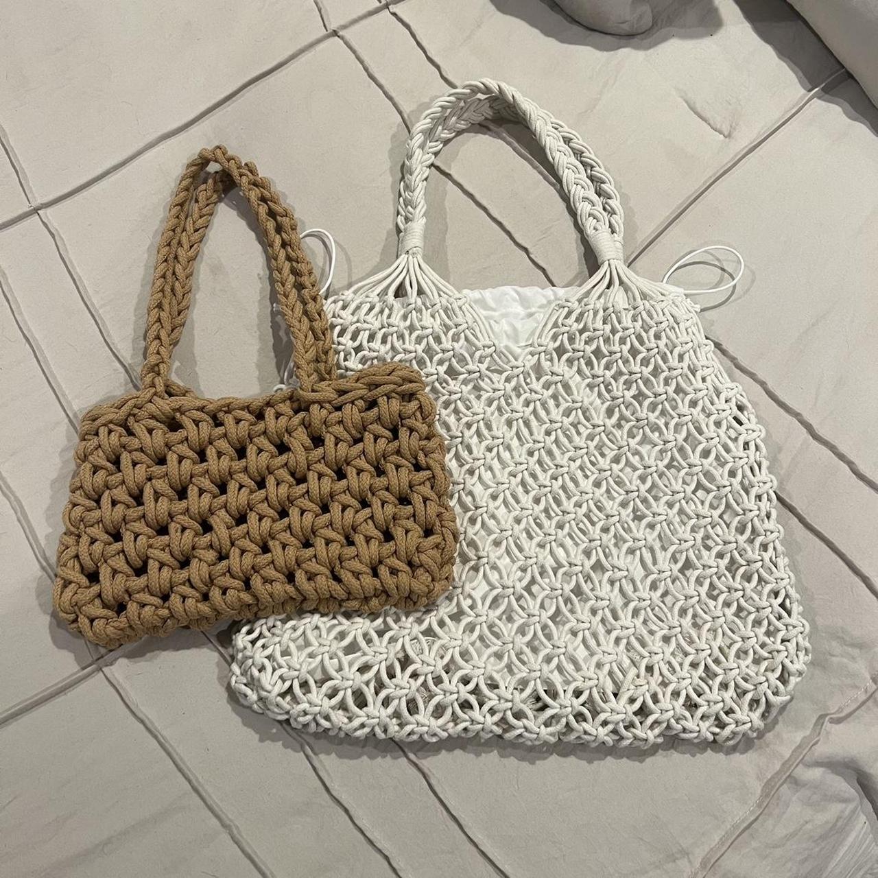 Multicolor Cotton Rafiya Crochet Bag, Size: 12x10 Inch at Rs 600/piece in  Meerut