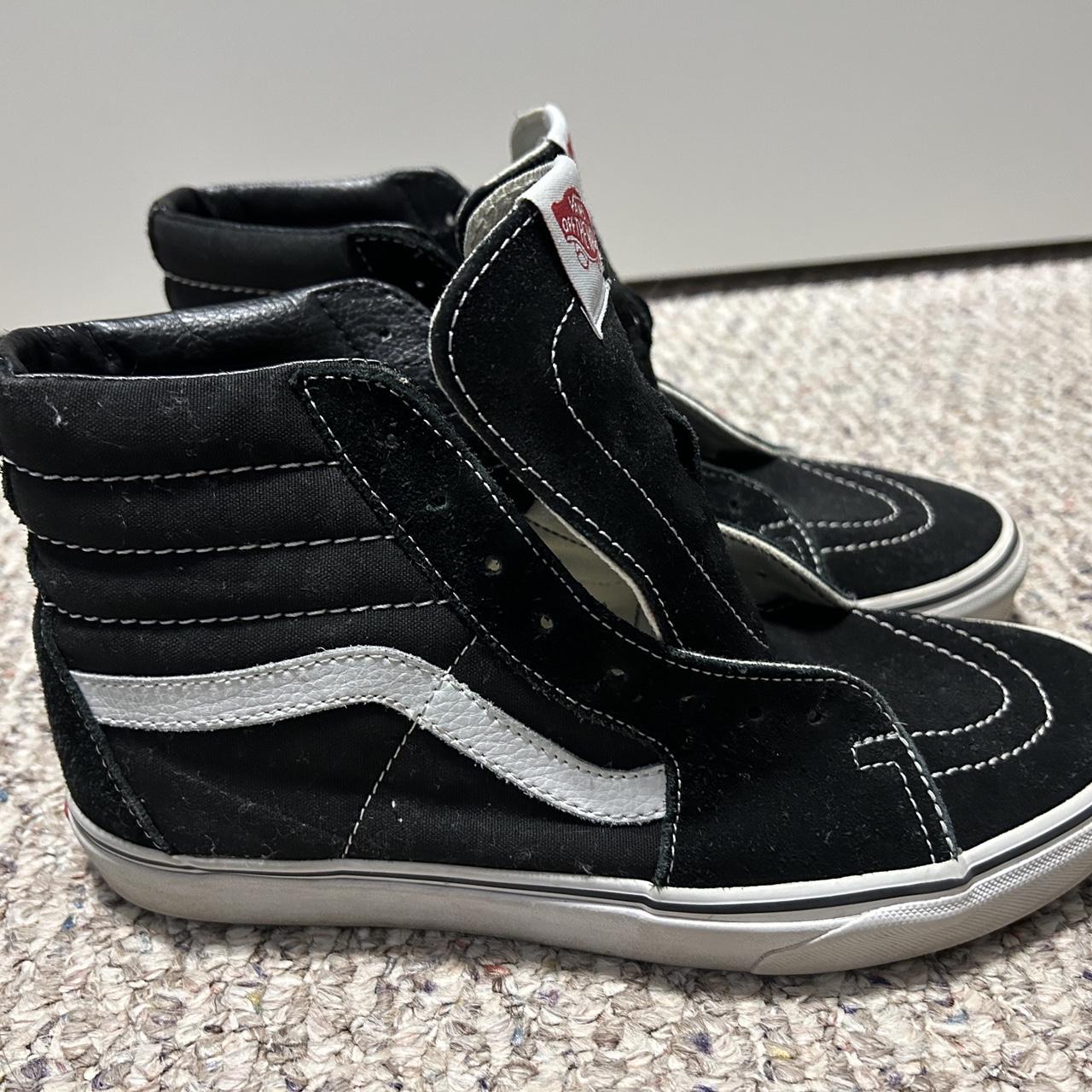 High top 2024 vans no laces