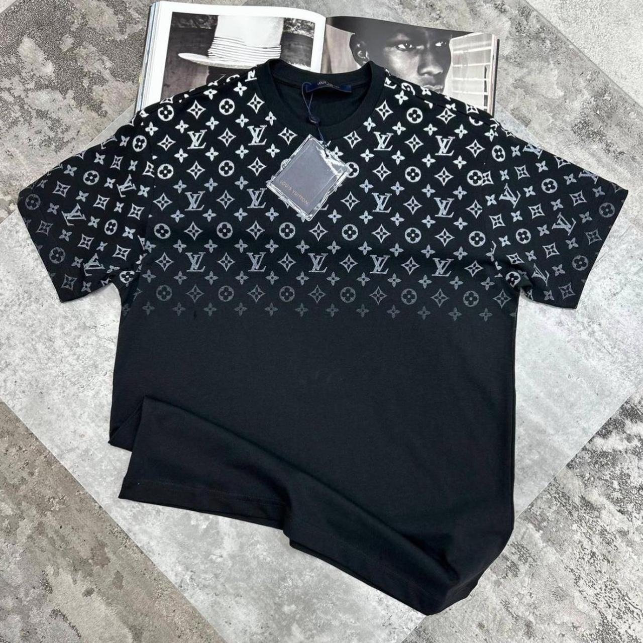 LV t-shirt black All sizes! - Depop