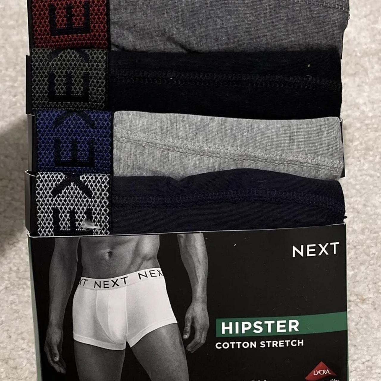 New 4 pack NEXT Shade of black,cotton stretch, - Depop