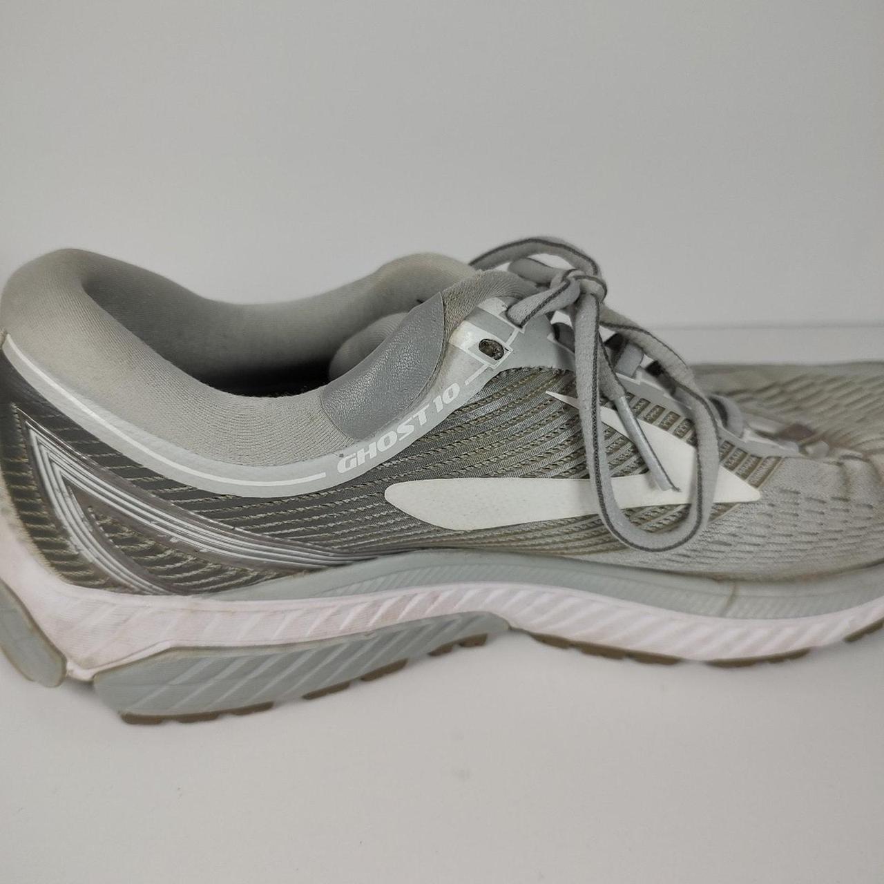 Brooks Ghost 10 silver grey brooks running shoes Depop