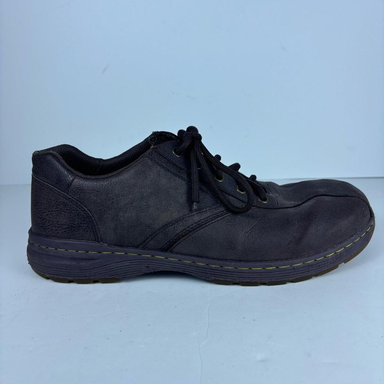 Brown leather dr martens greig oxford casual shoes Depop