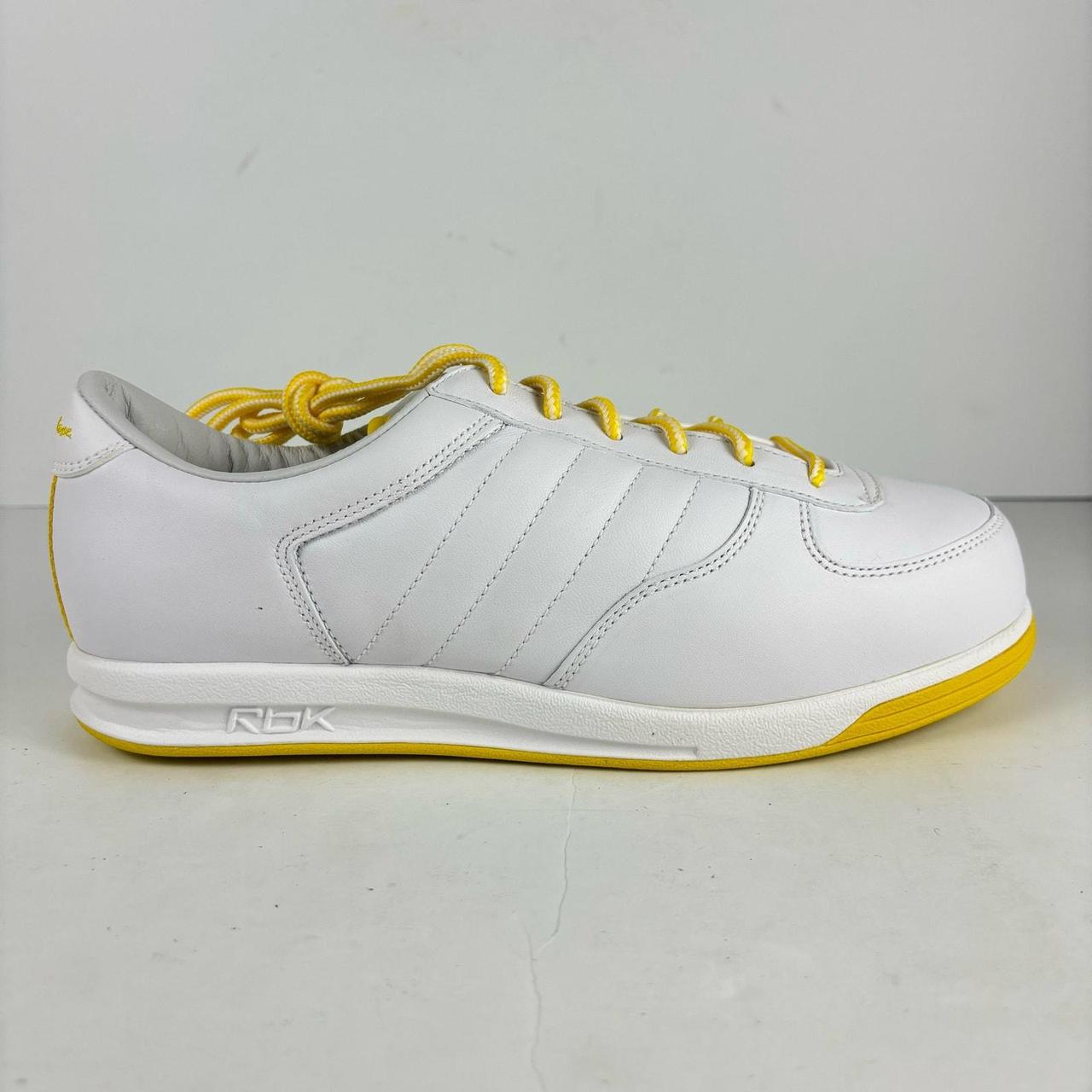 Reebok S. Carter White Yellow Rare VTG Deadstock. Depop