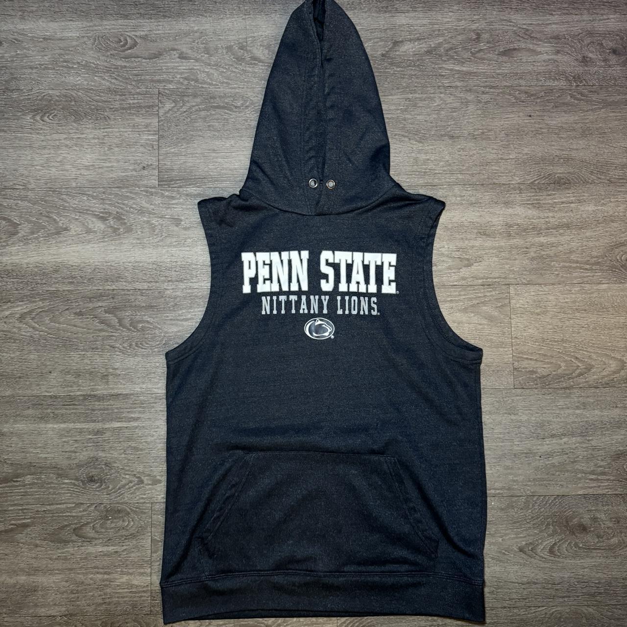 Penn state sleeveless hoodie new arrivals