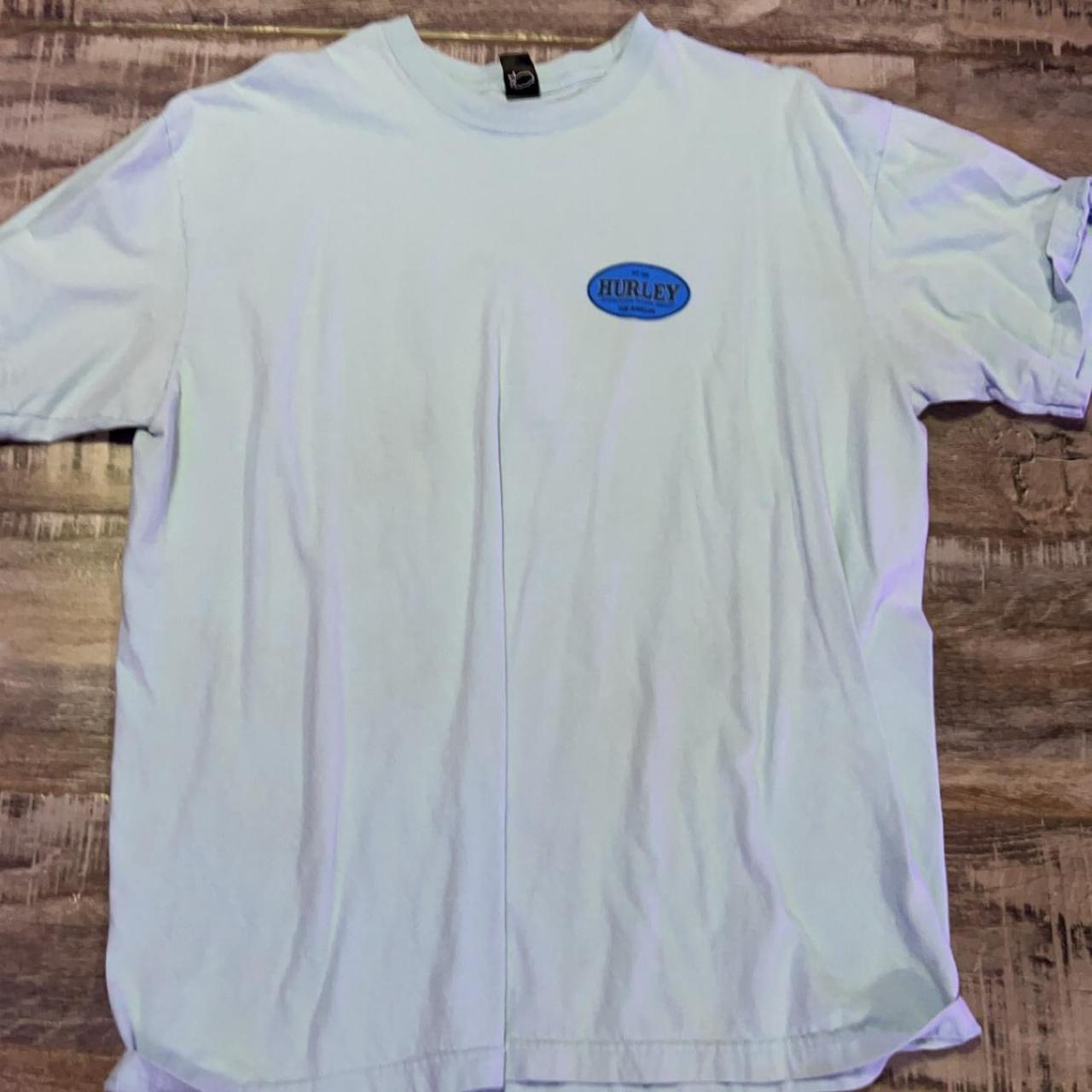 Light blue Hurley shirt XXL - Depop