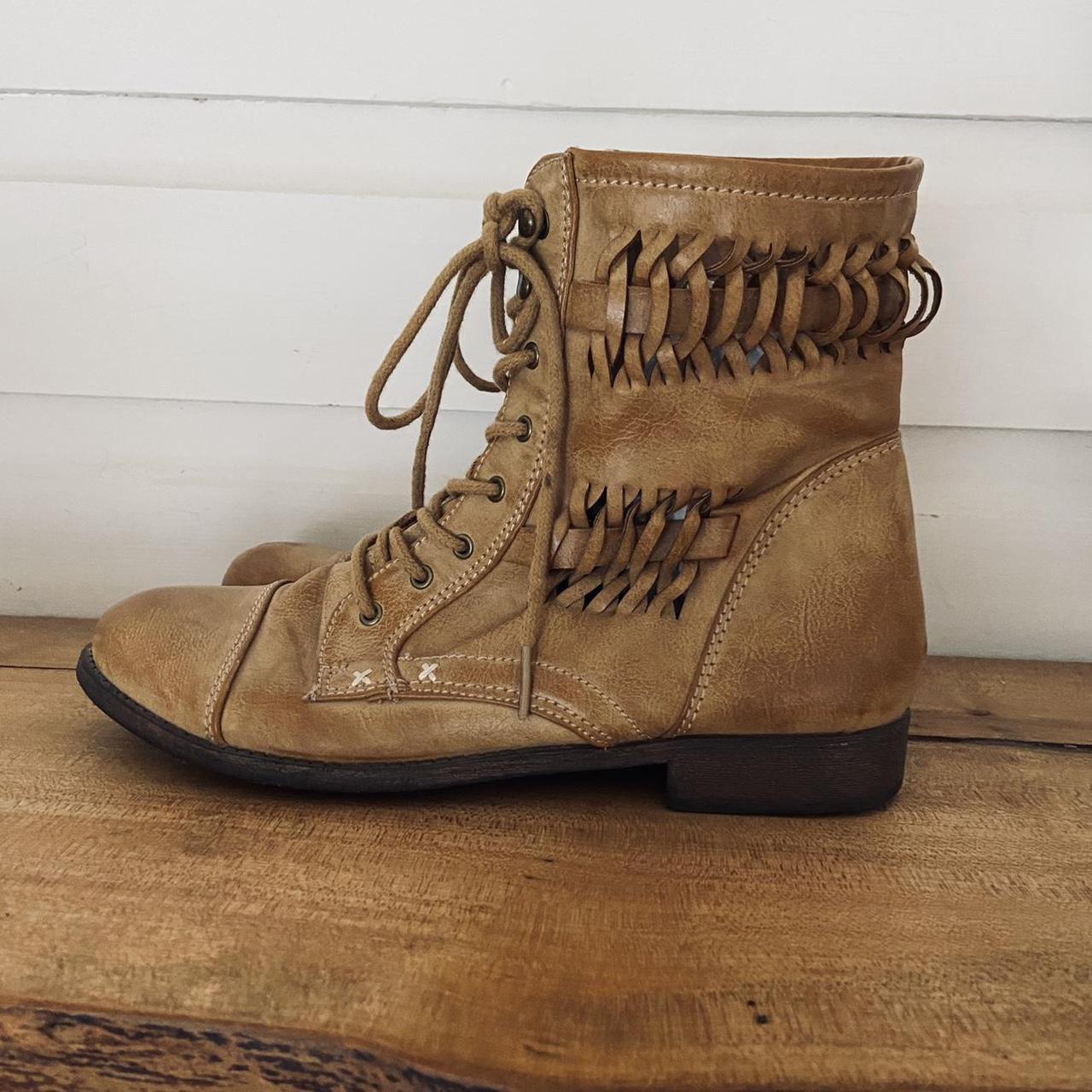 rampage lace up boots