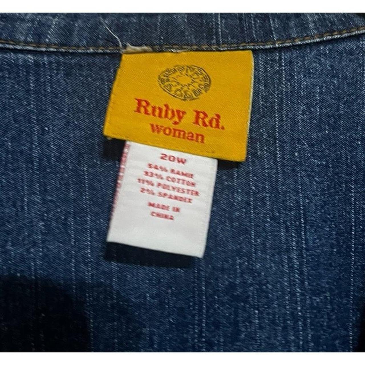 Ruby Rd. Women's Jacket - Blue - 20 – Ruby Rd. Em… - image 5