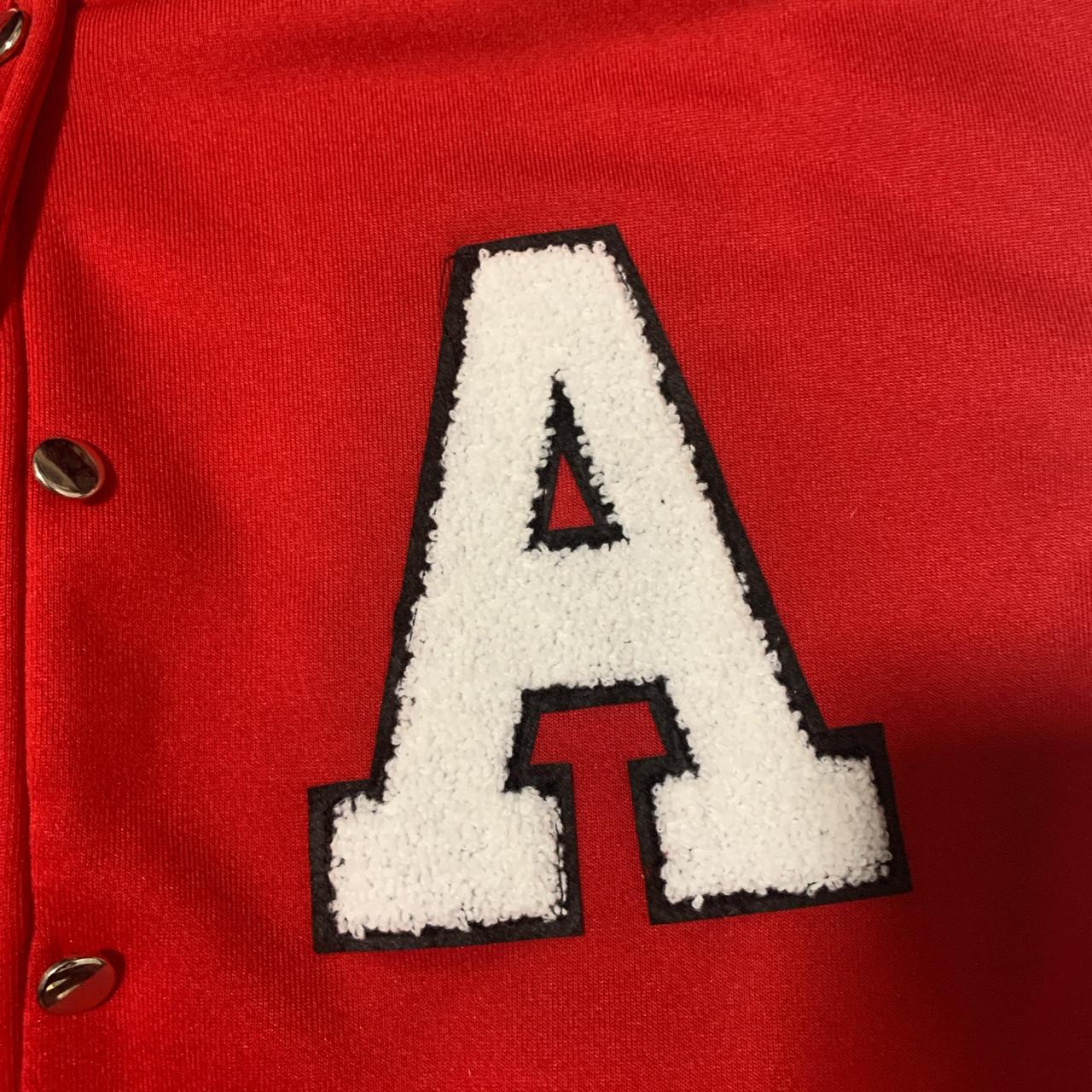 Vintage Men's Varsity Jacket - Red/White - S – Re… - image 2