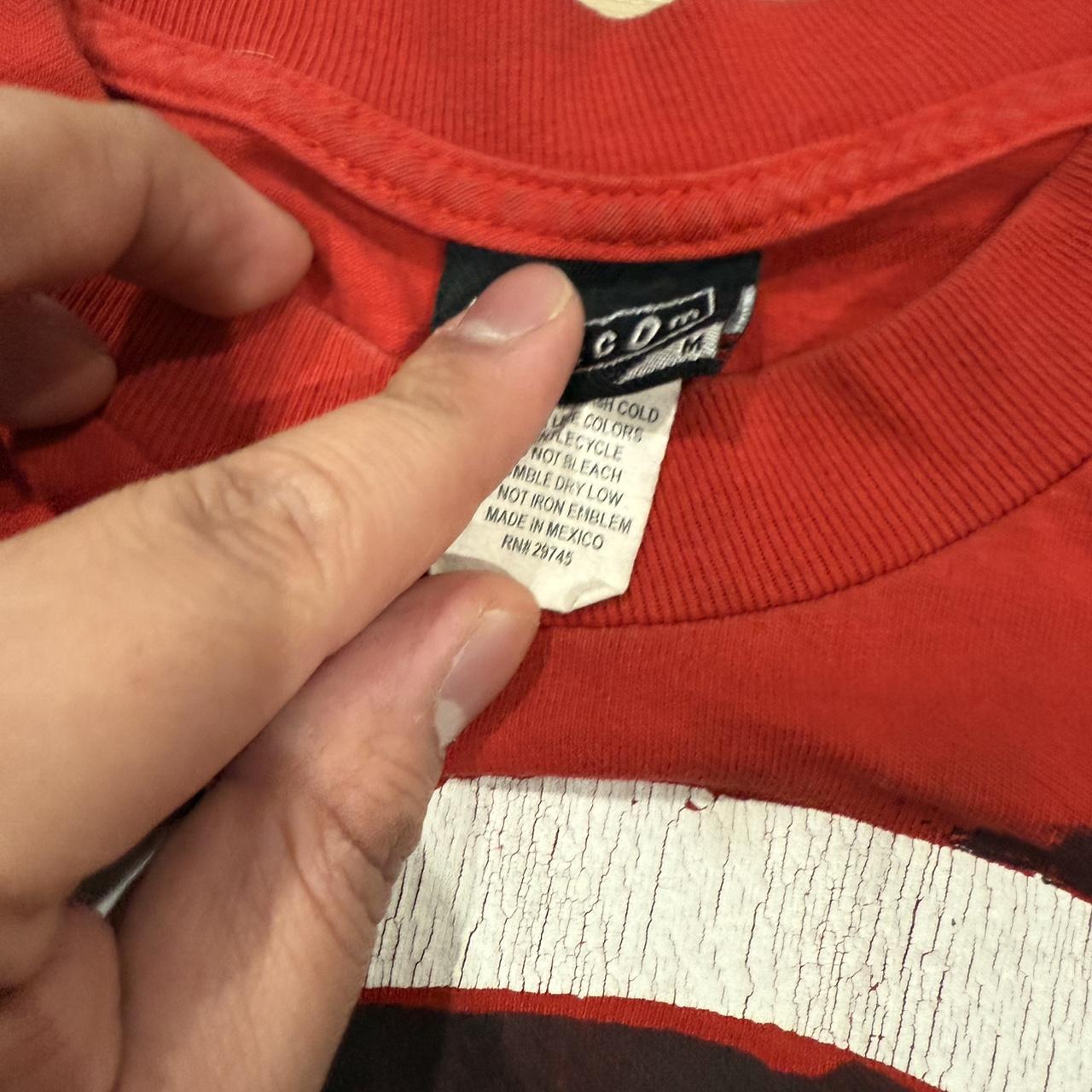 Volcom Men's T-shirt - Red - M – Volcom red and w… - image 3