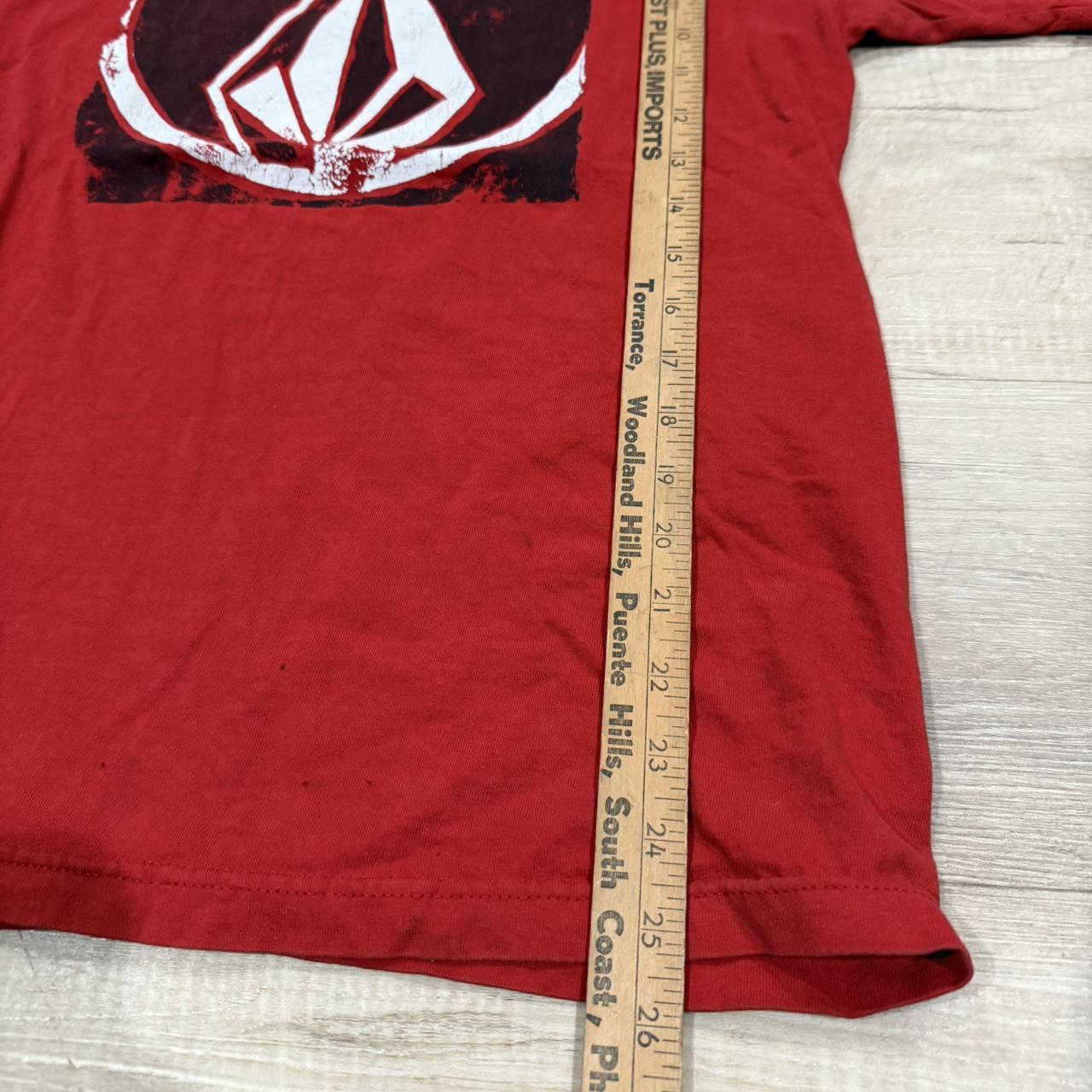 Volcom Men's T-shirt - Red - M – Volcom red and w… - image 5