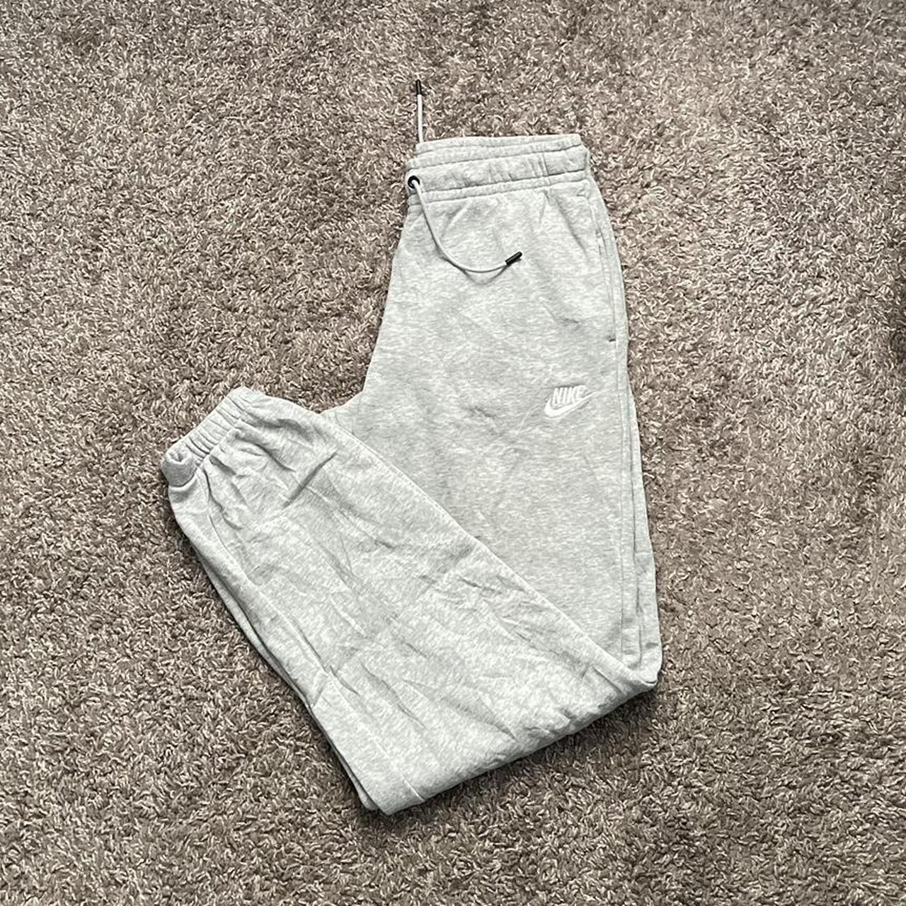 Grey Nike Joggers No Flaws But Has Sings Of Wear Depop