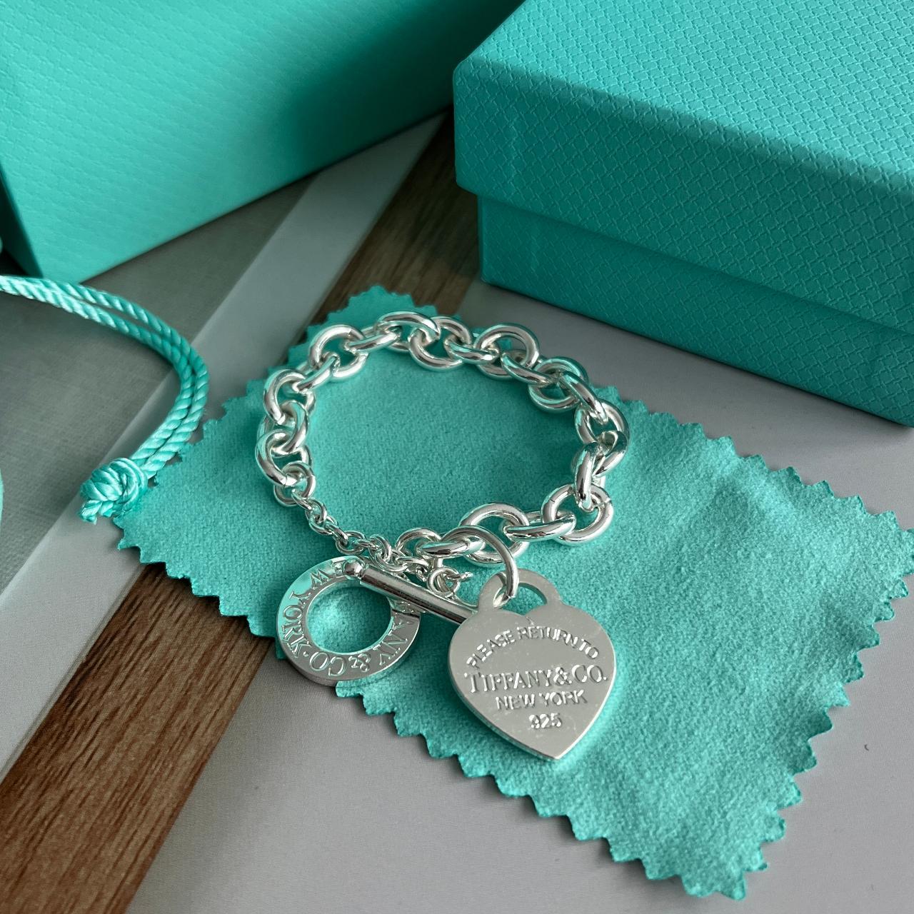 Tiffany & Co bracelet ︎ Original box, cloth bag,... - Depop