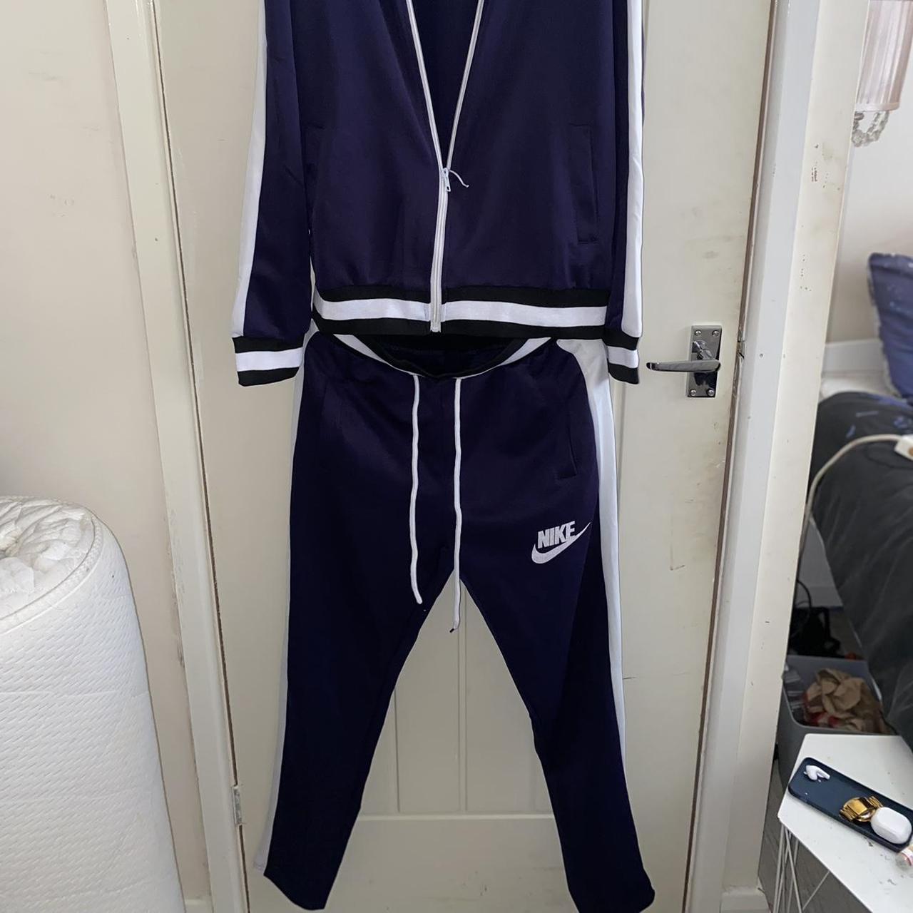 Silk nike tracksuit on sale