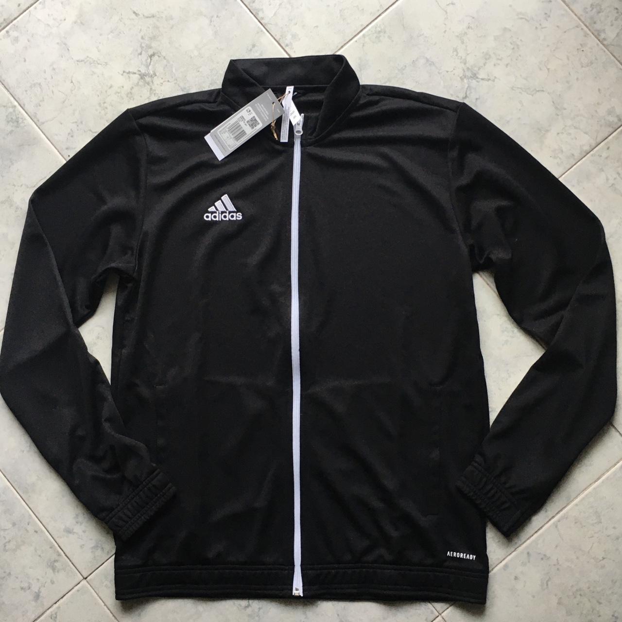 Felpa con zip adidas sale