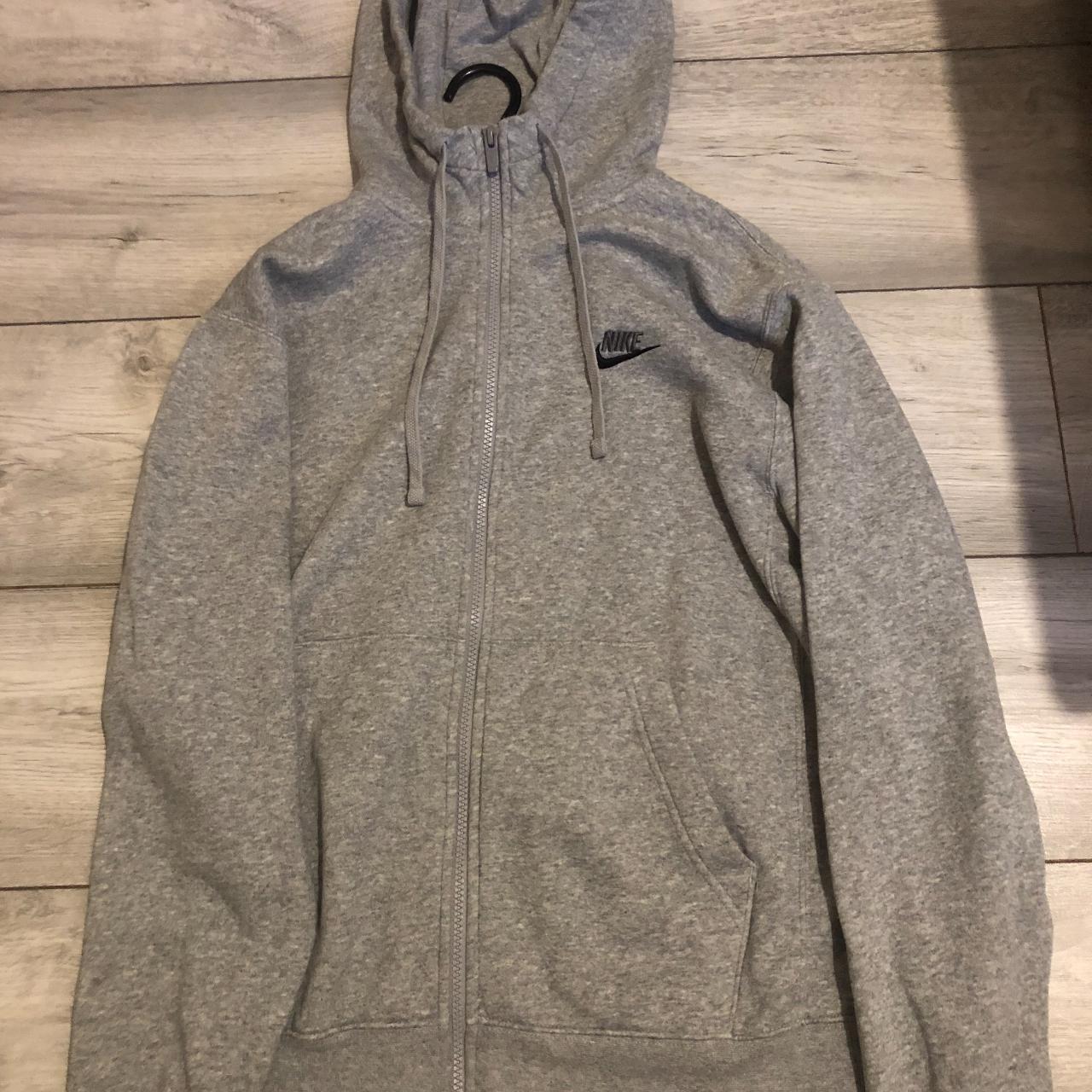 Small mens grey Nike club tracksuit. Like new other... Depop
