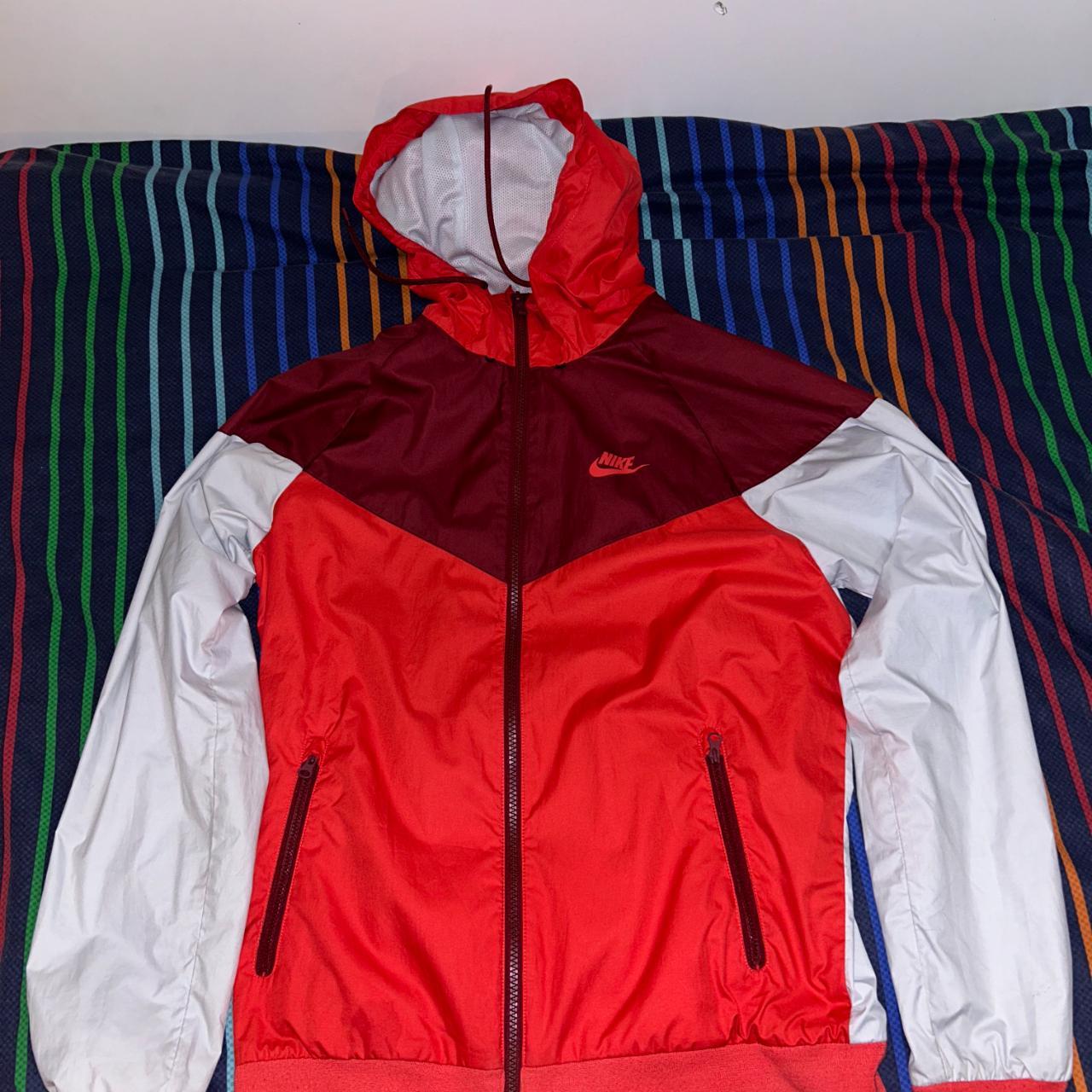 Small red nike windrunner Depop