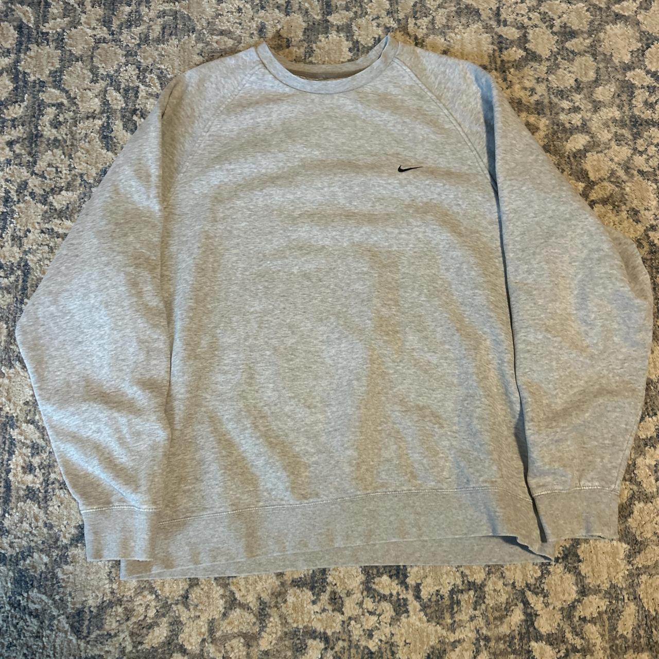 Nike Men's Sweatshirt Grey XL – vintage Nike crewneck baggy