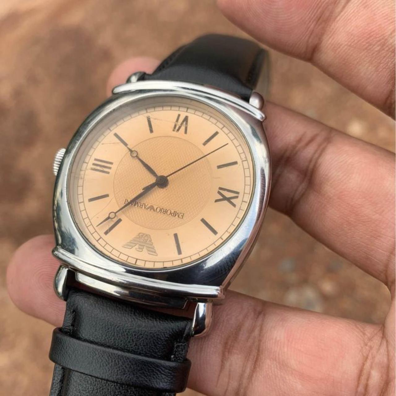 Vintage armani clearance watch