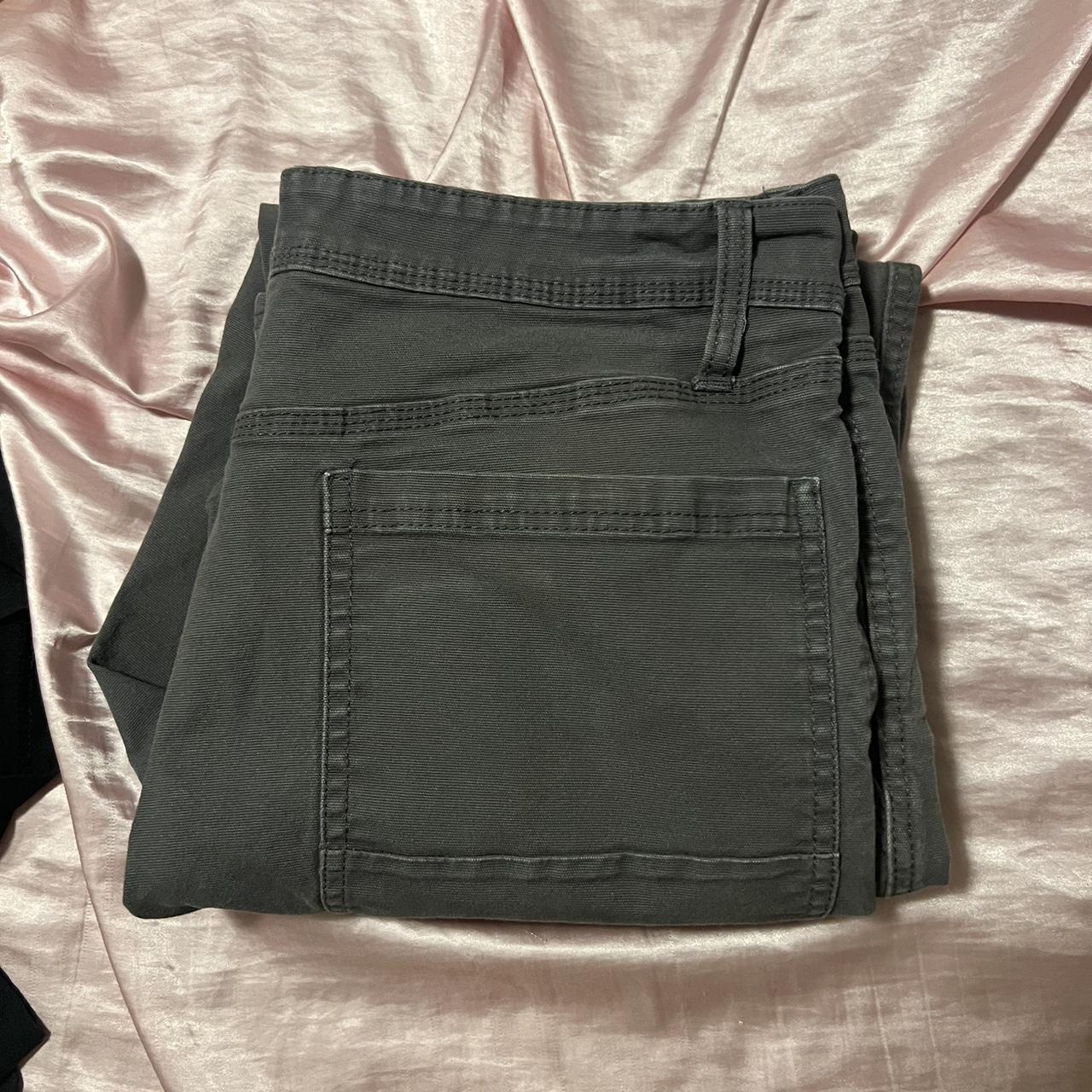 generic weatherproof jeans with a zipper pocket 34 32 - Depop