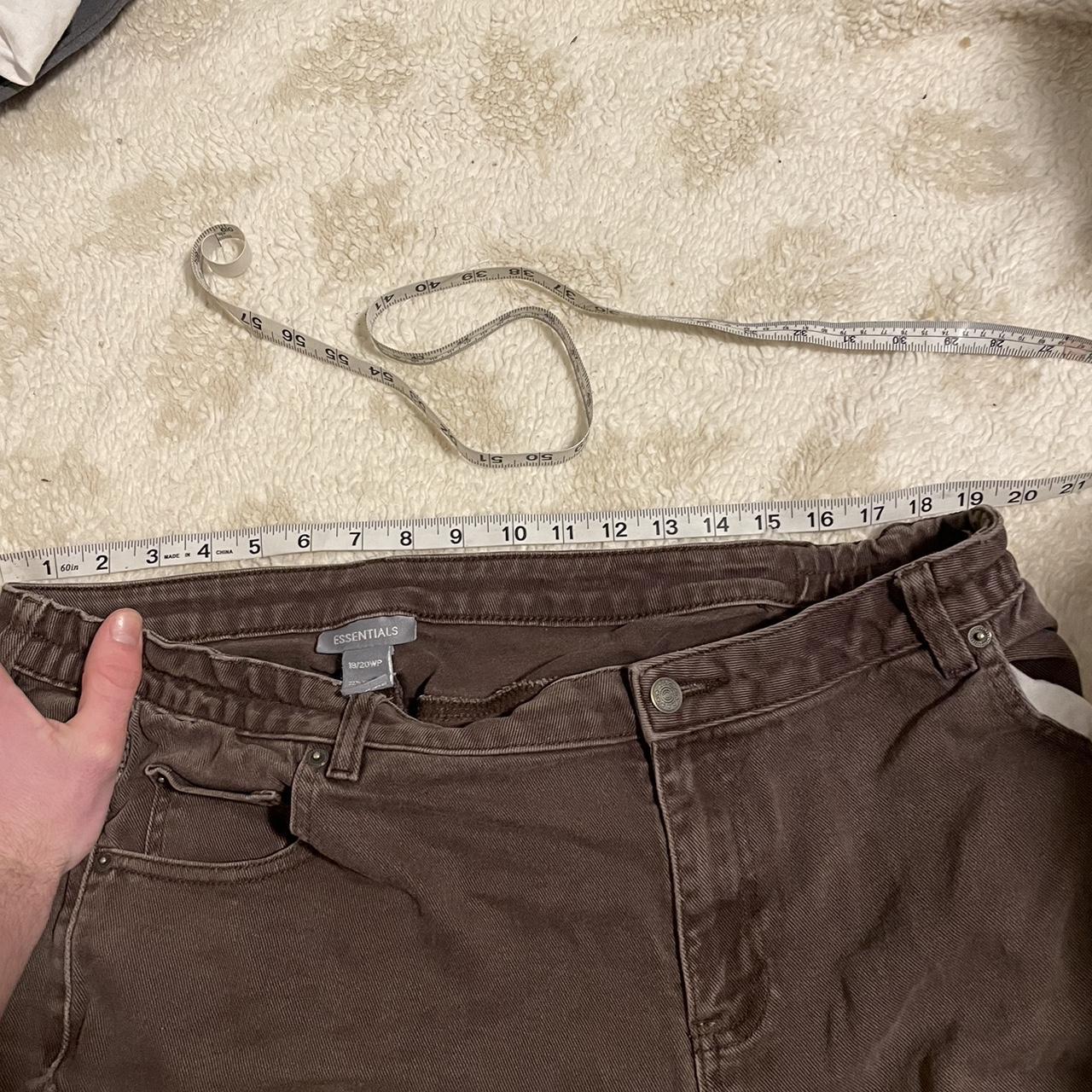 Essentials jeans weird sizing I cant figure out... - Depop
