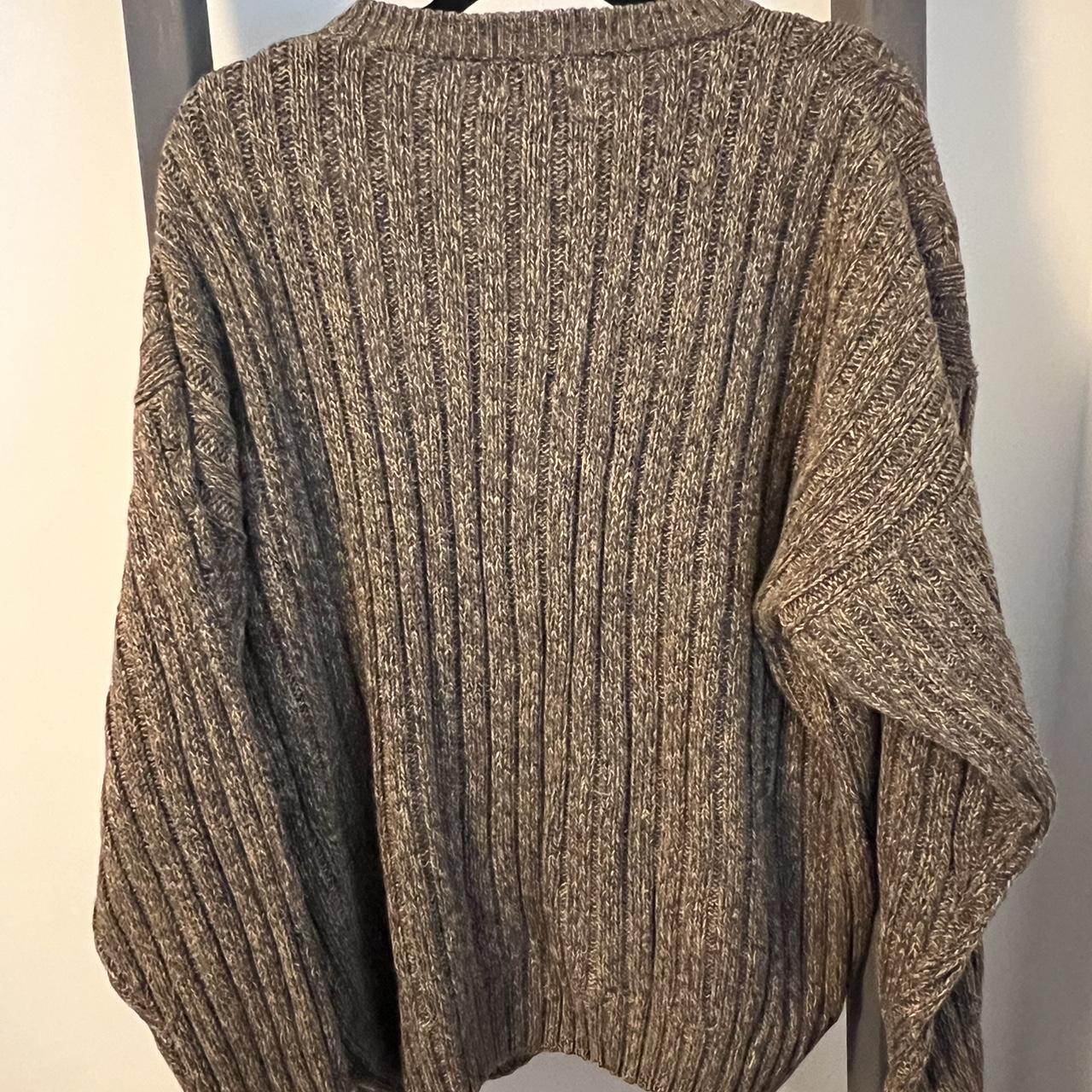 Vintage Mens Brown Hand Framed Gant Crewneck... - Depop