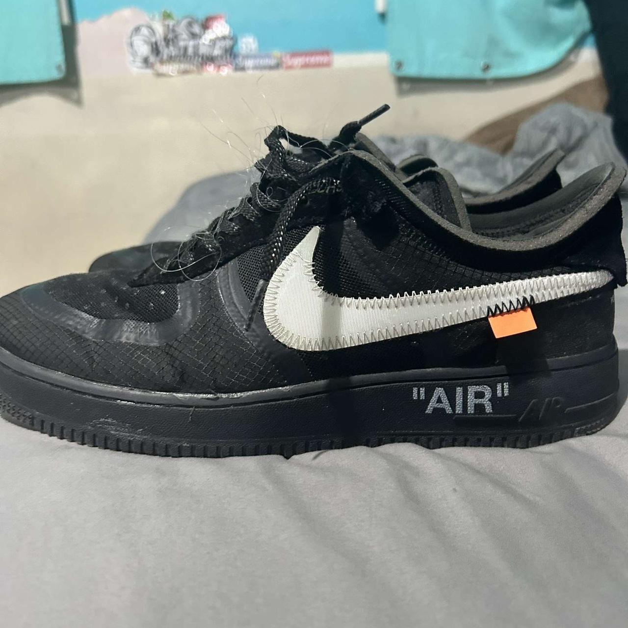 Black Off White Af1s Size 10.5 Depop