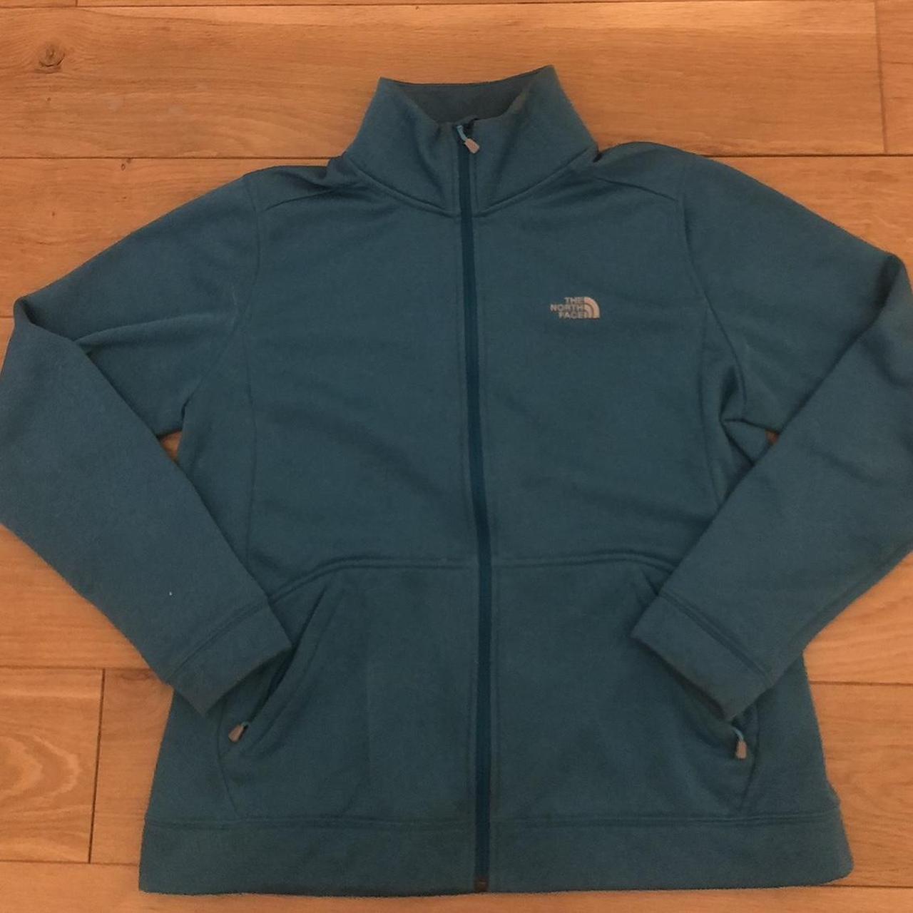 Light Blue North Face Fleece, Size XL... - Depop