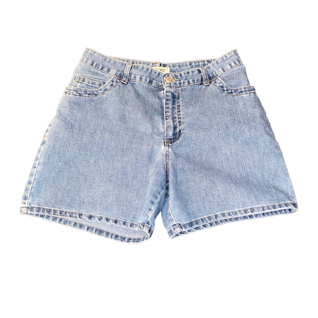 Cherokee Mom Short Jorts Jean Denim Shorts Size... - Depop