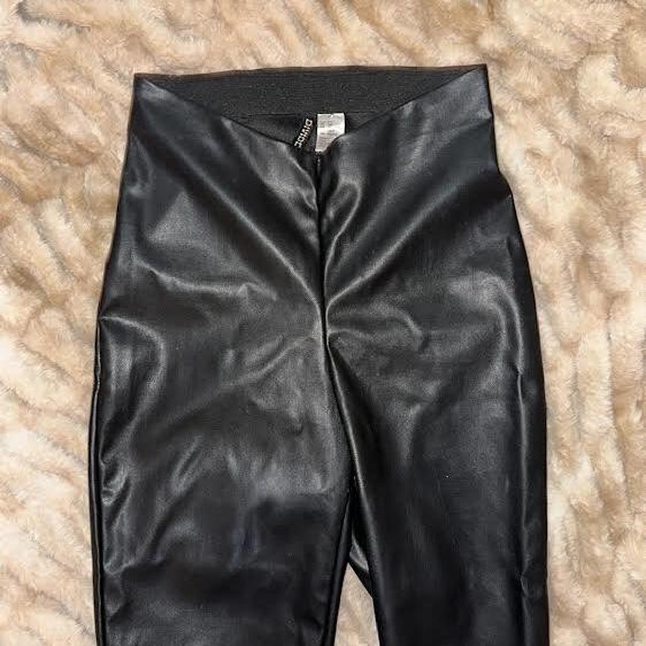 Leather Pants - $5 ship!! These are flares, very... - Depop