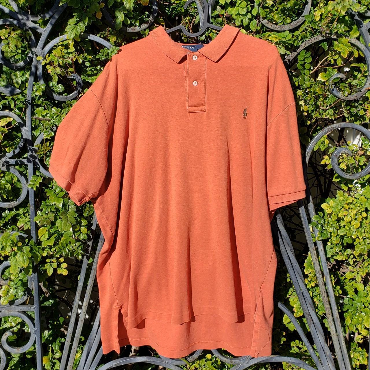 Burnt orange ralph lauren polo shirt best sale