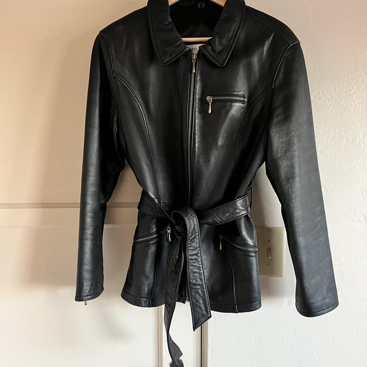 Women’s Vintage 100% Leather Jacket Soft Leather... - Depop