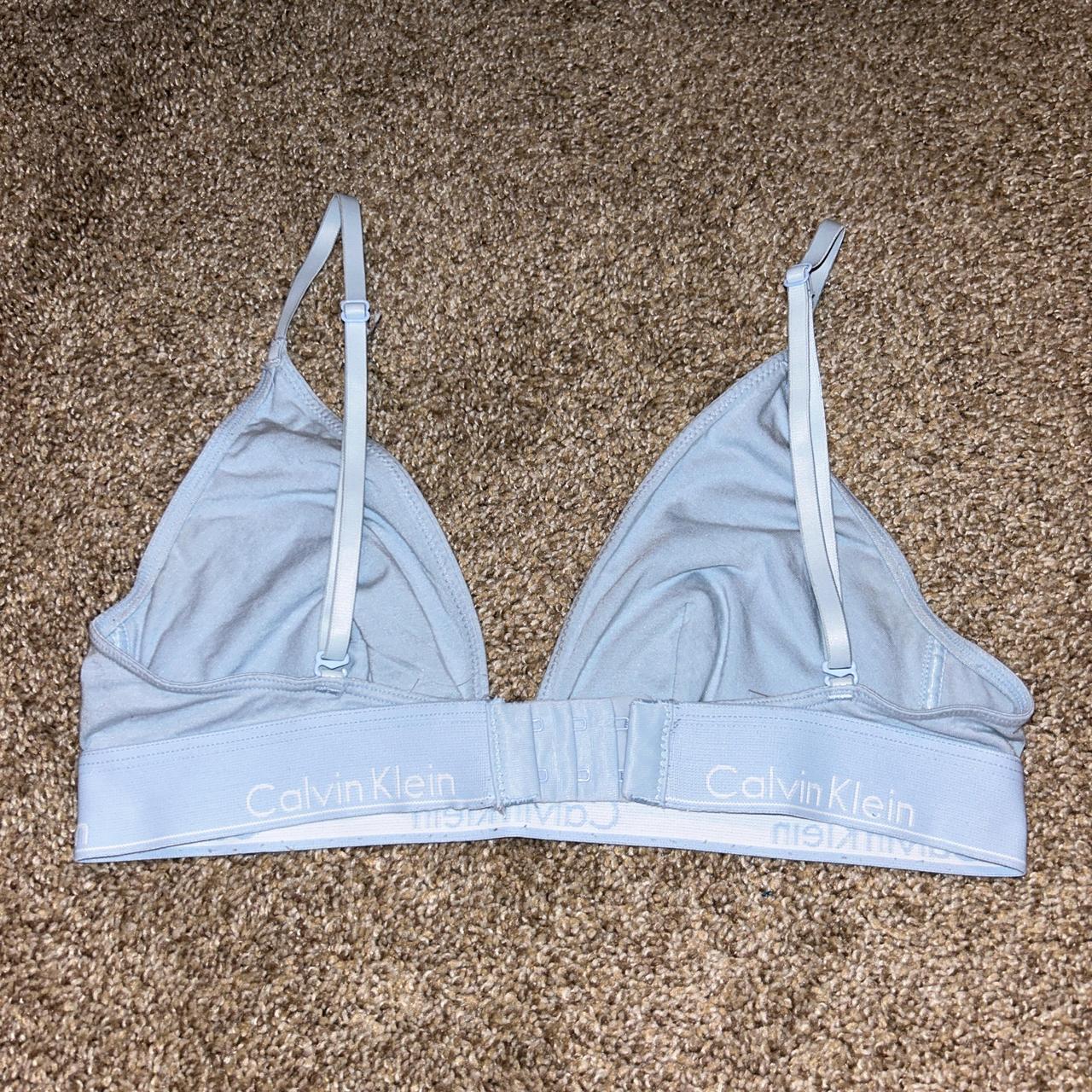 Calvin clean bralette in perfect condition worn a... - Depop