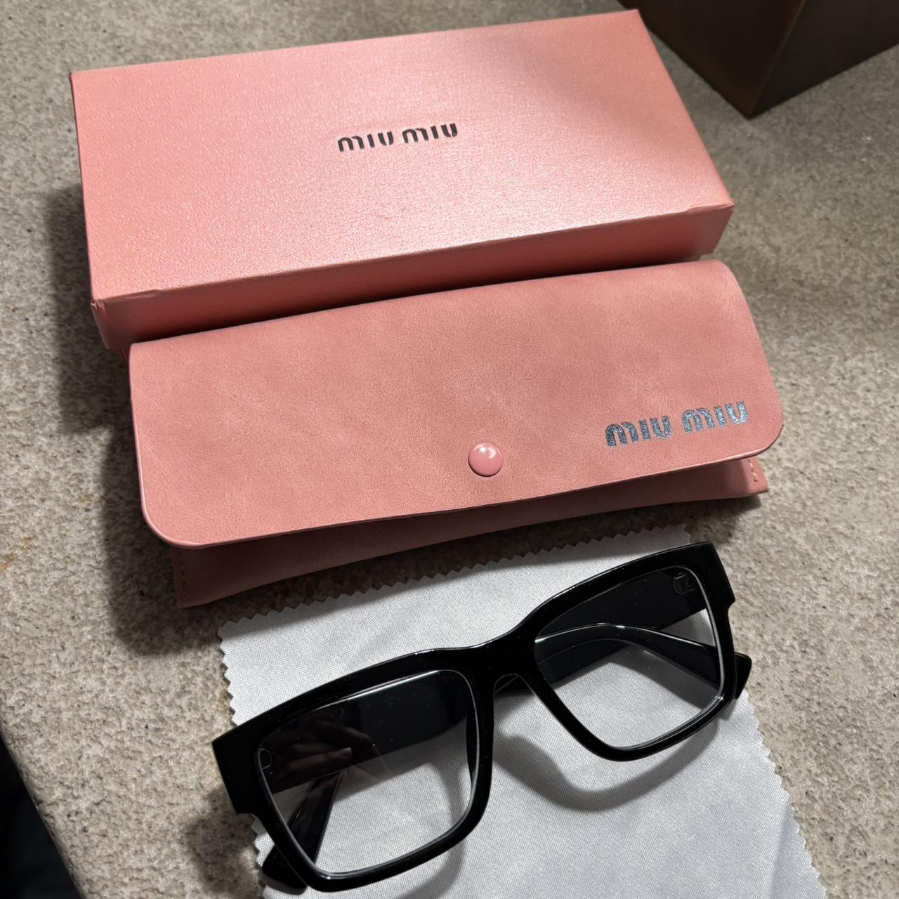 Women's Sunglasses - Black/Pink – Miu Miu Sunglas… - image 4