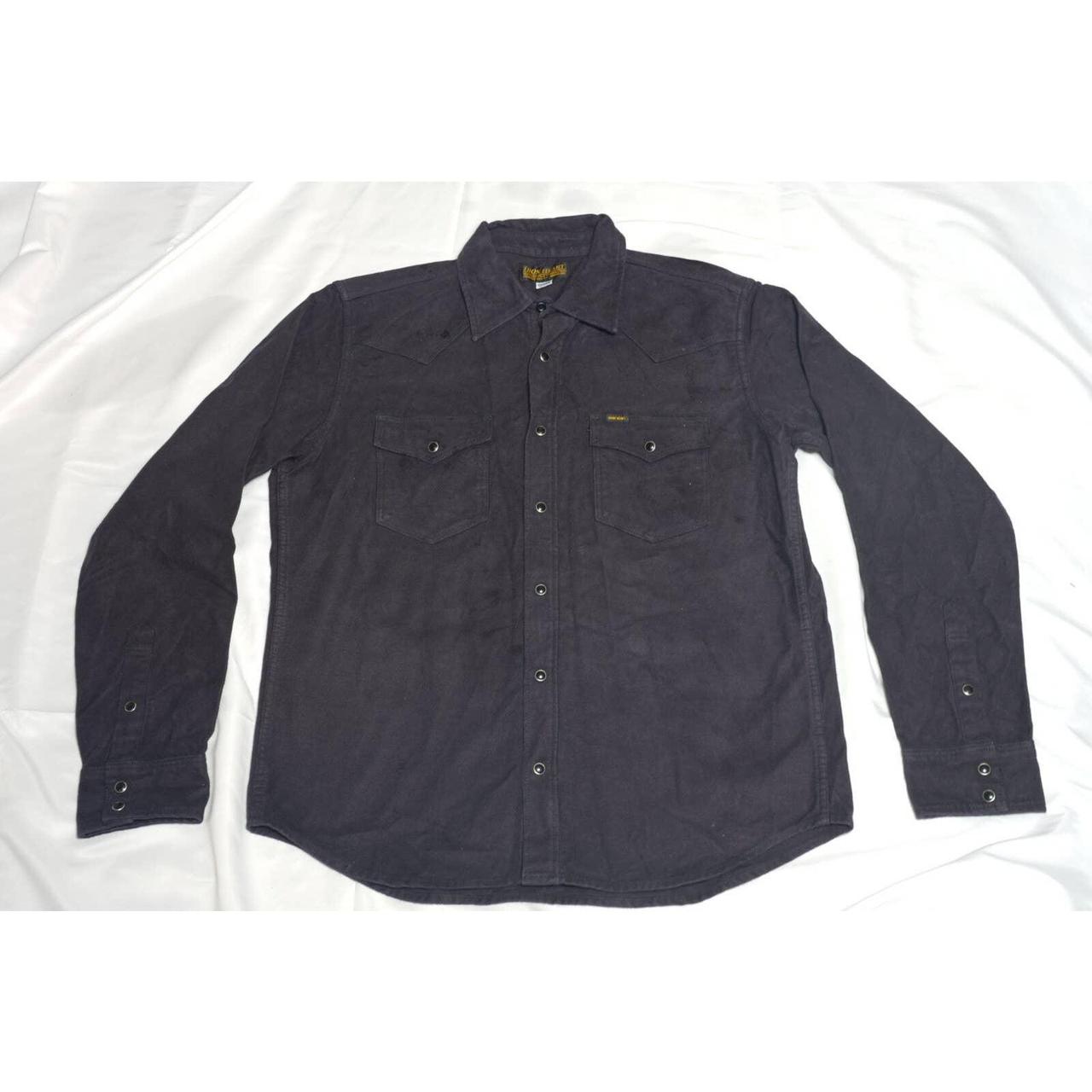 IRON HEART 9OZ RAISED WHIPCORD WESTERN SHIRT Depop