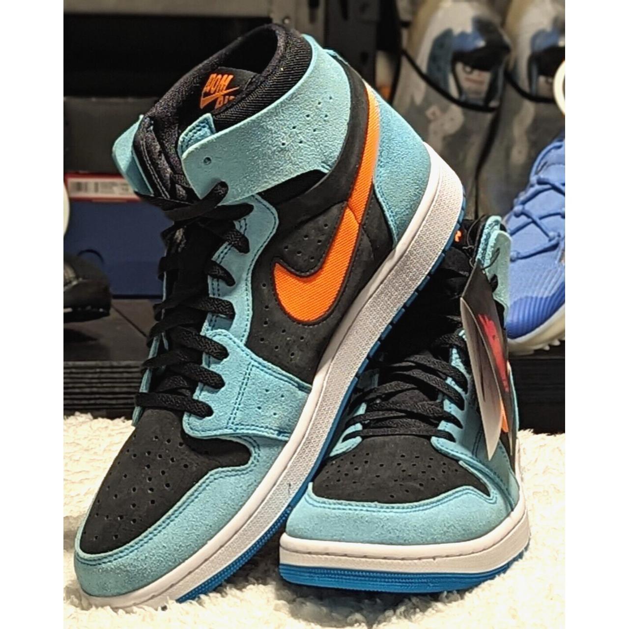 Nike Air Jordan 1 Zoom CMFT 2 Bleached Aqua Citrus | Depop