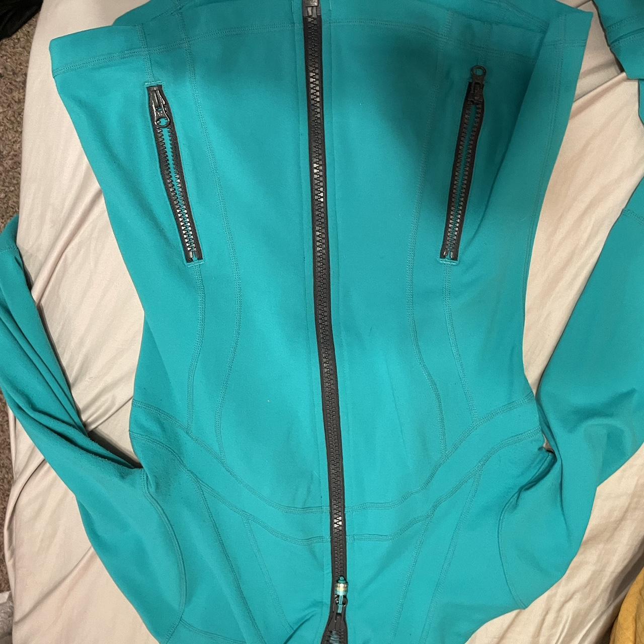 teal lululemon define jacket size 2 Depop