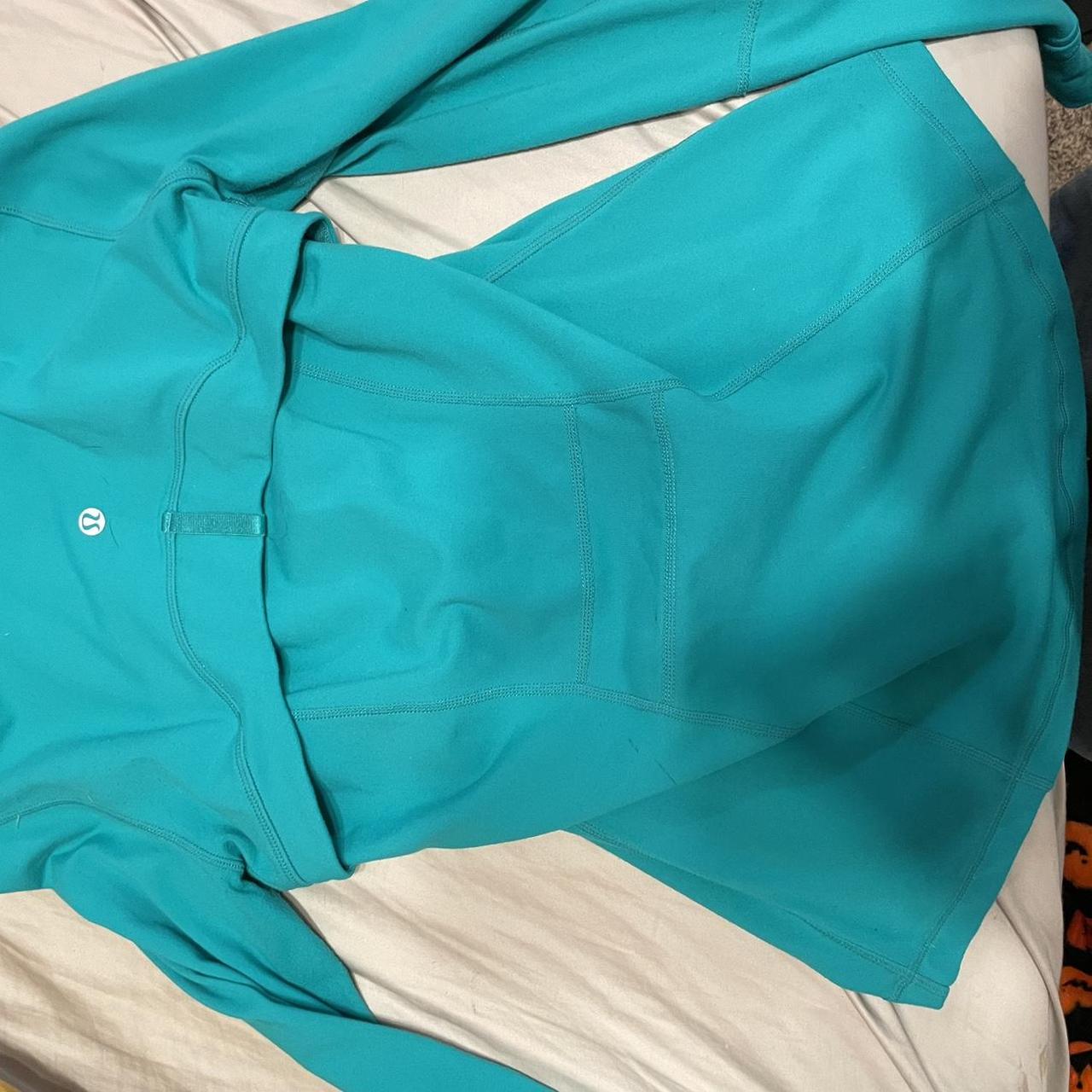teal lululemon define jacket size 2 Depop