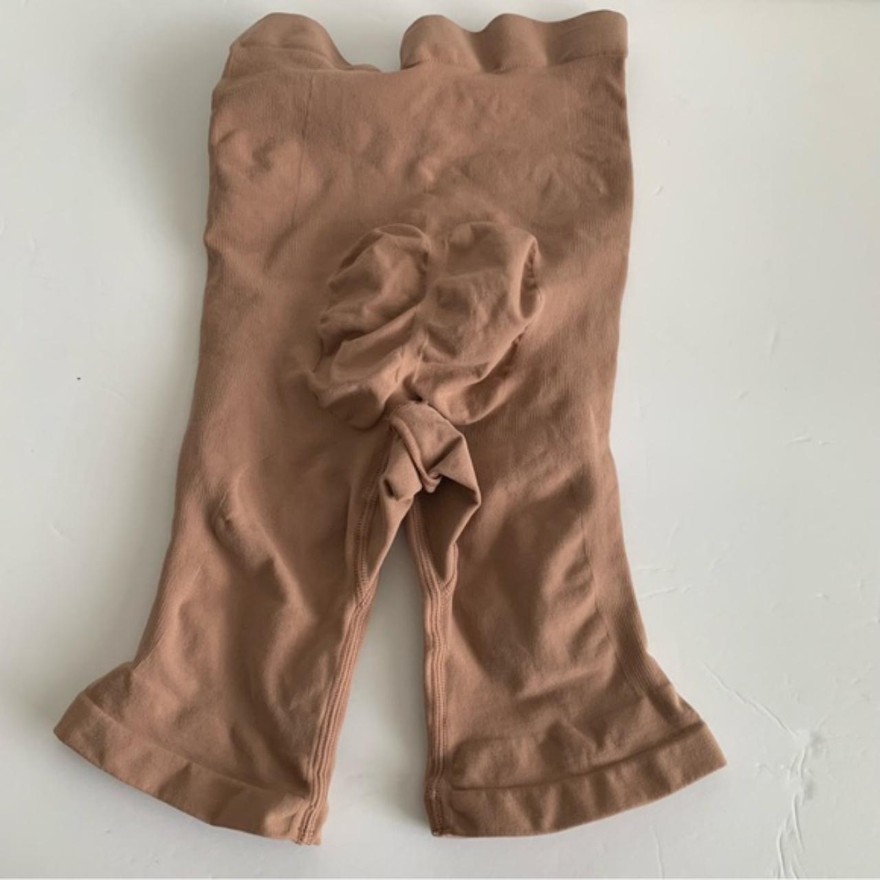 NWOT SKIMS Sculpting Above The Knee Shorts in Sienna - Depop