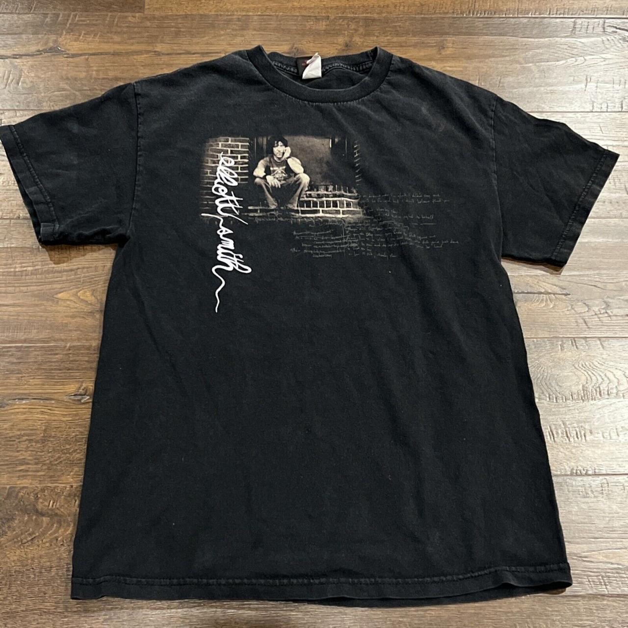 Brand : Gildan BLACK New Elliott Smith Shirt... - Depop