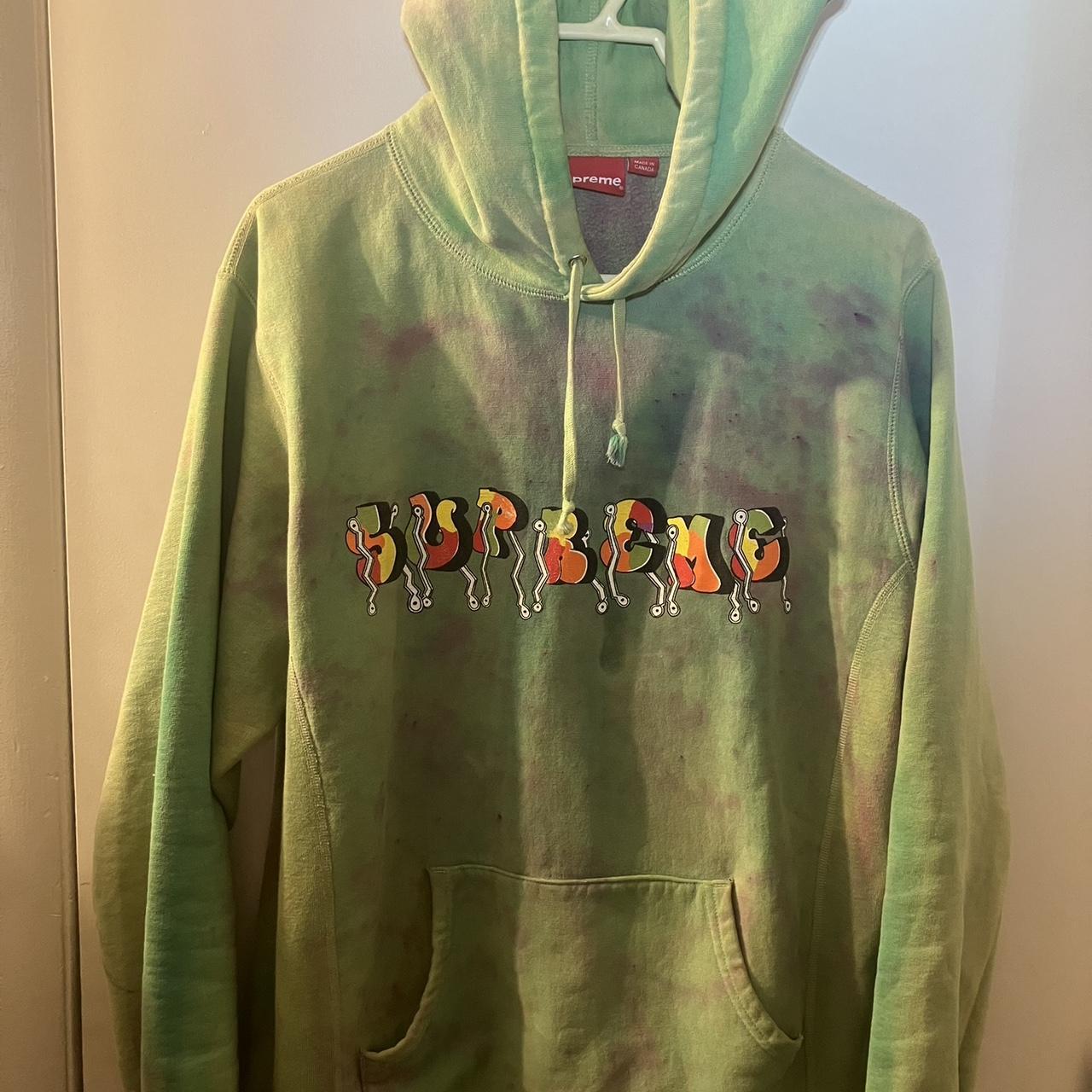 Supreme gonz logo hooded sweatshirt - Depop