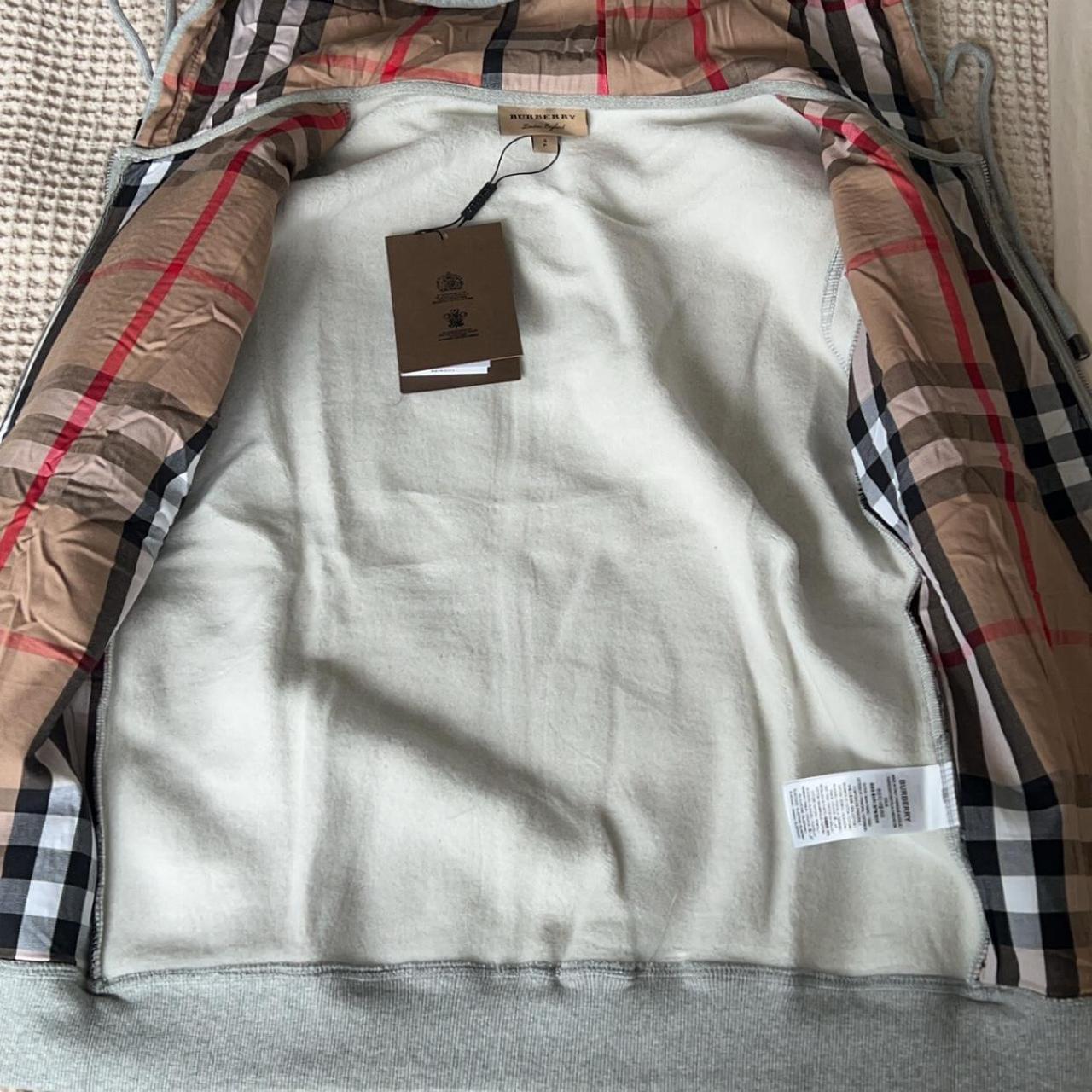 grey burberry hoodie want around £280 but open to | Depop