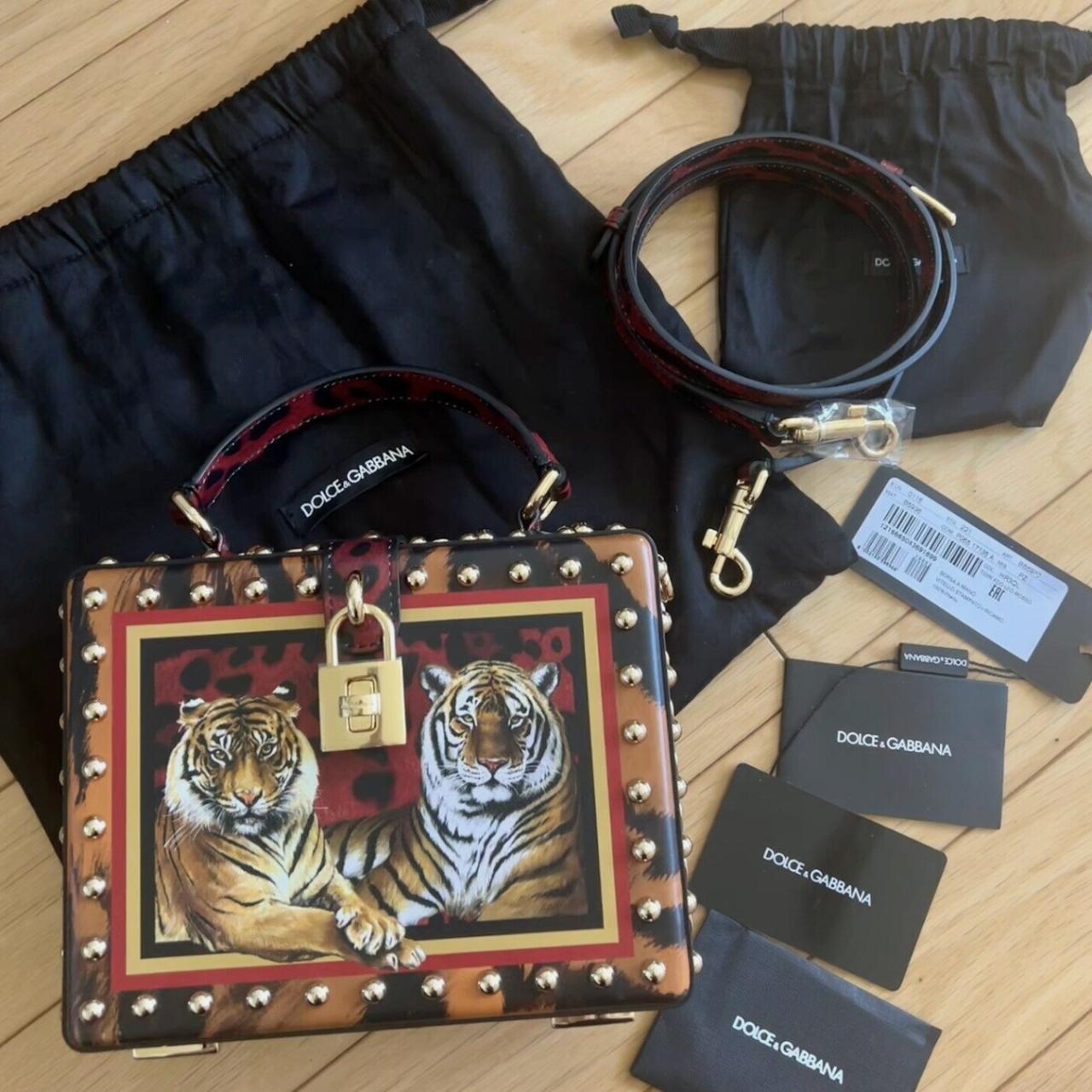 Dolce Gabbana Limited edition Tiger Case Box Bag