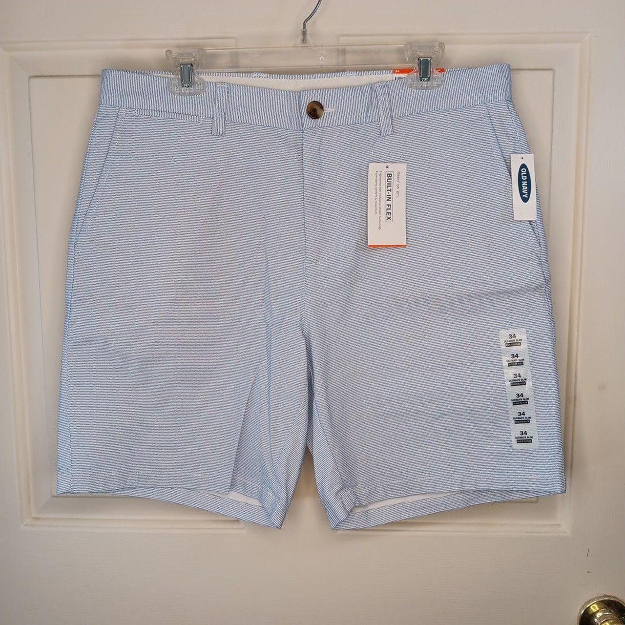 Old Navy Men's Shorts Blue/White 34
