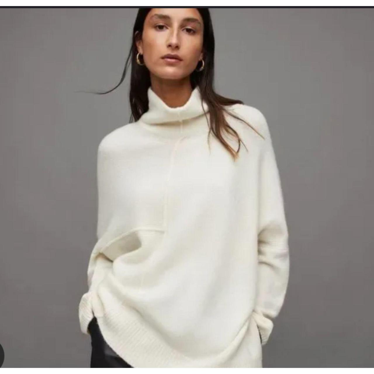 All saints cream jumper best sale