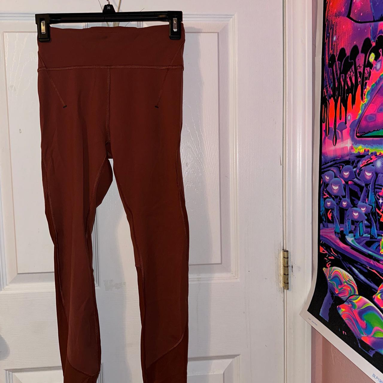 Lululemon leggings burnt orange - Depop