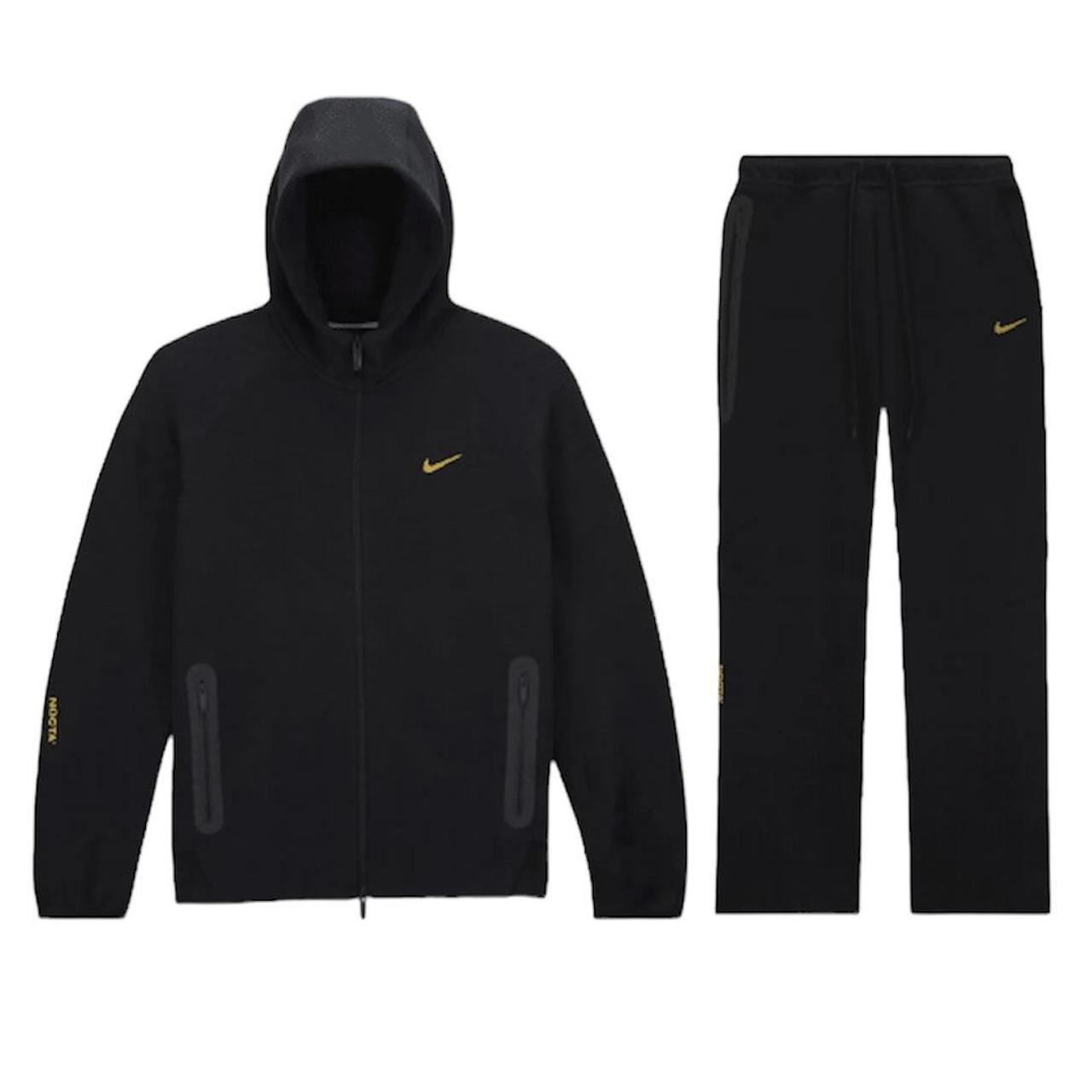 Black and gold nike hot sale sweatsuit