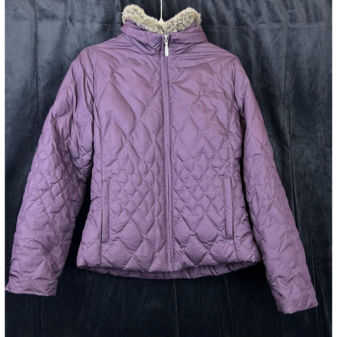 Eddie Bauer Quilted Goose Down Puffer Jacket Winter... - Depop