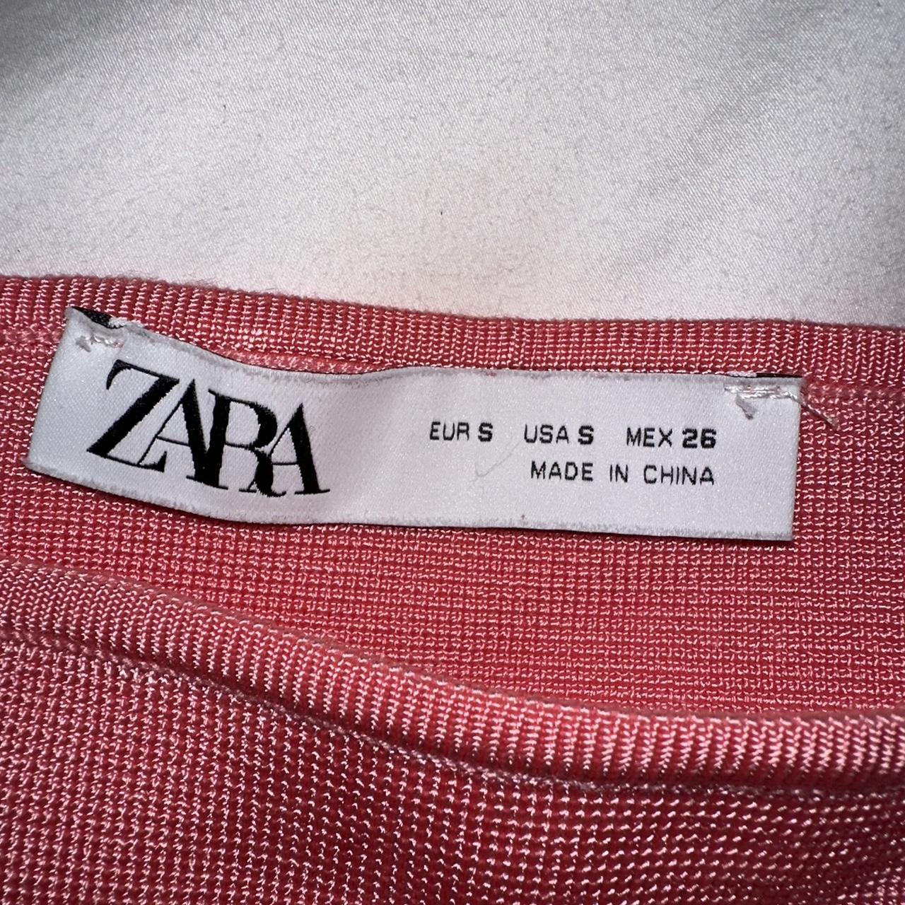 Zara Poof Sleeve Crop Top Depop