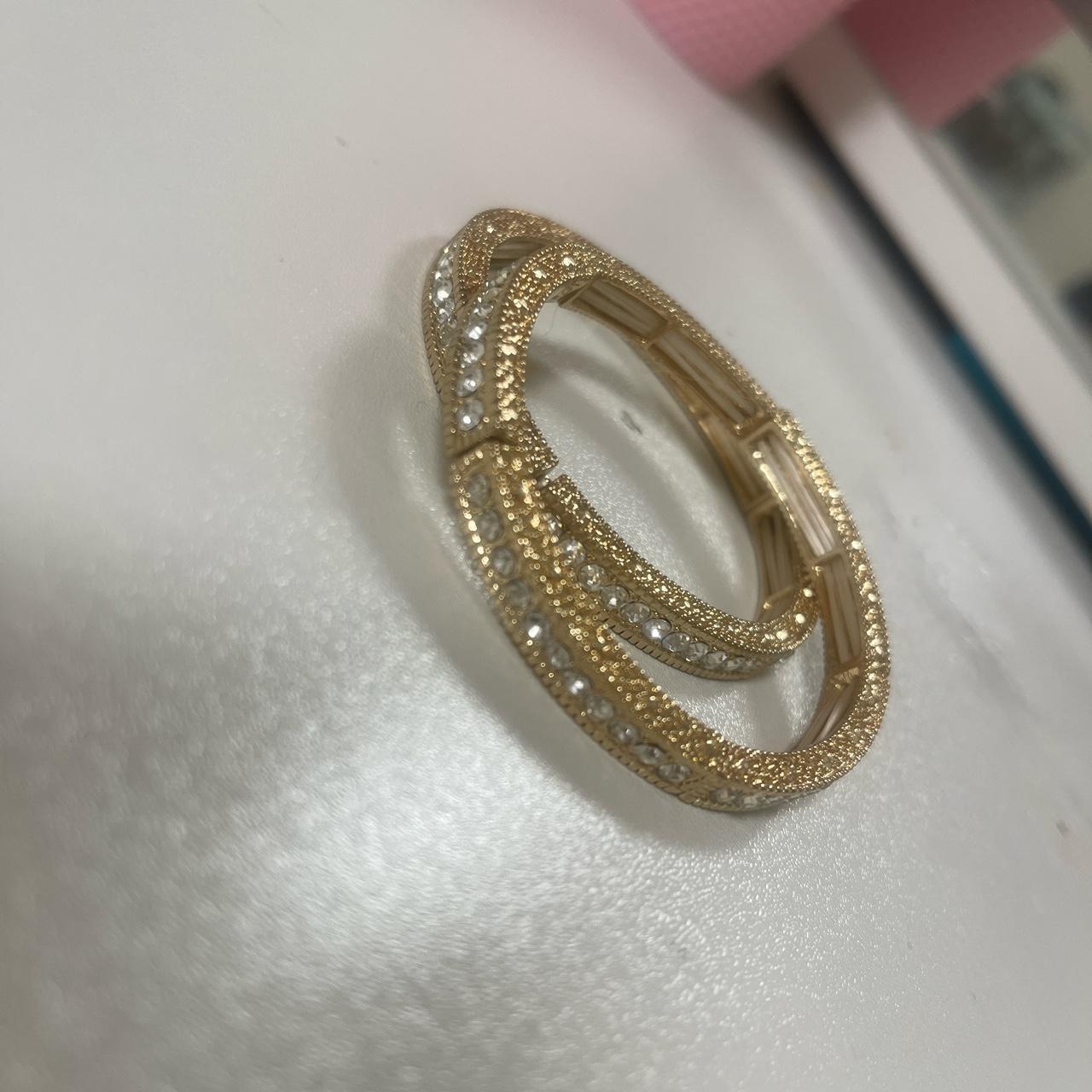 Brand new gold and diamond bracelet (fake) doesn’t... - Depop