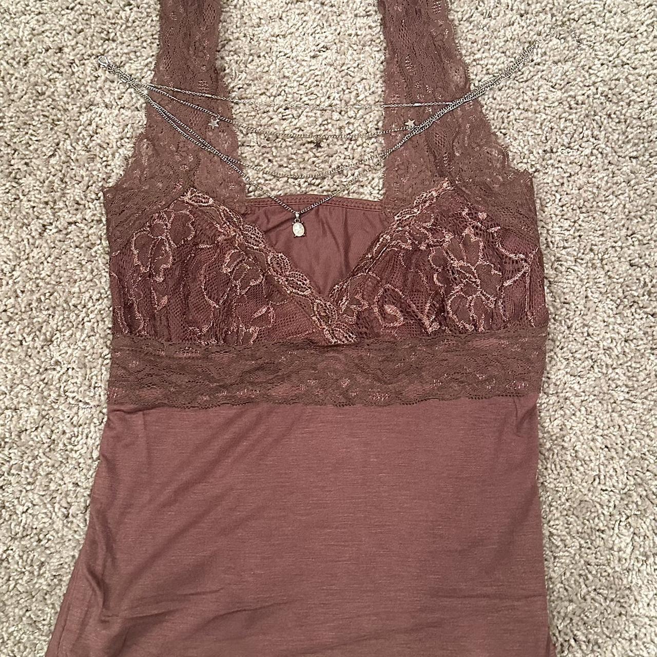 A brand new top lace tank. - Depop